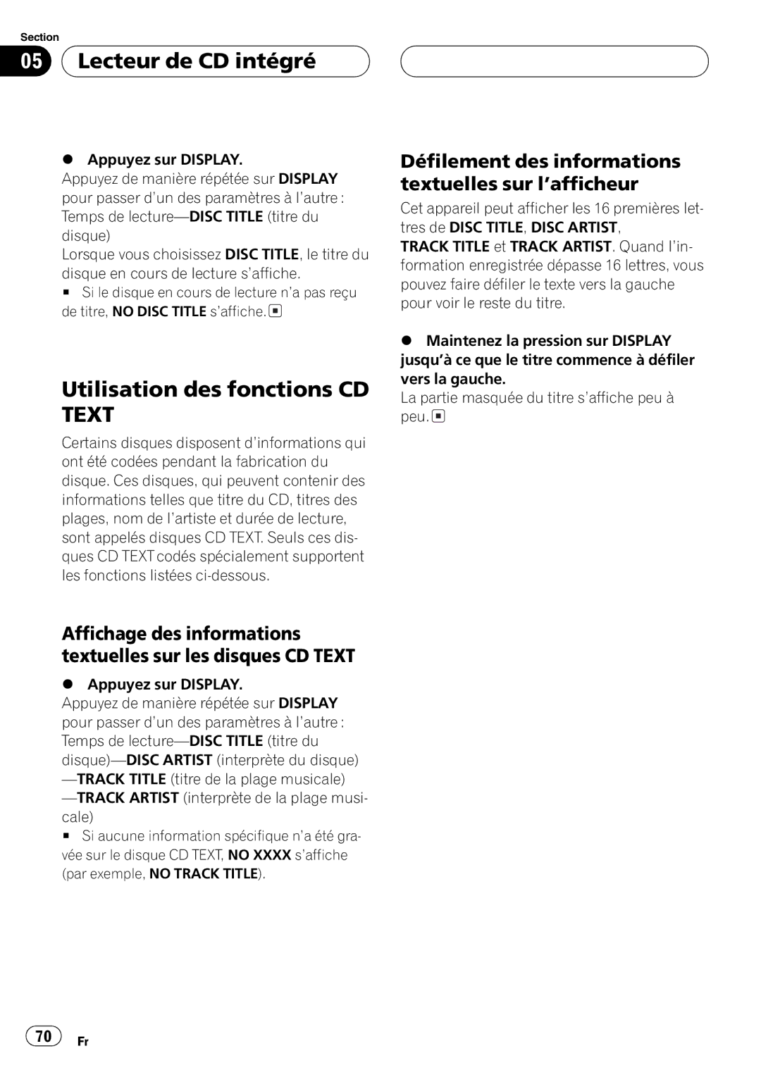 Pioneer DEH-P4800MP operation manual 