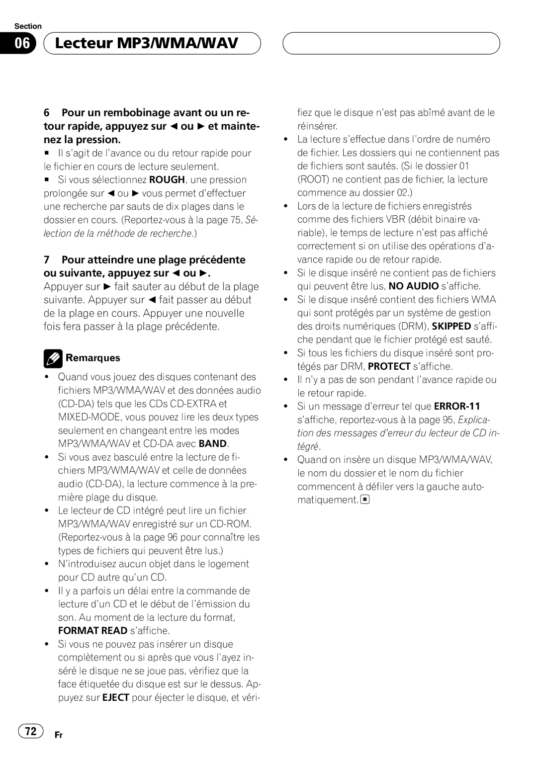 Pioneer DEH-P4800MP operation manual 