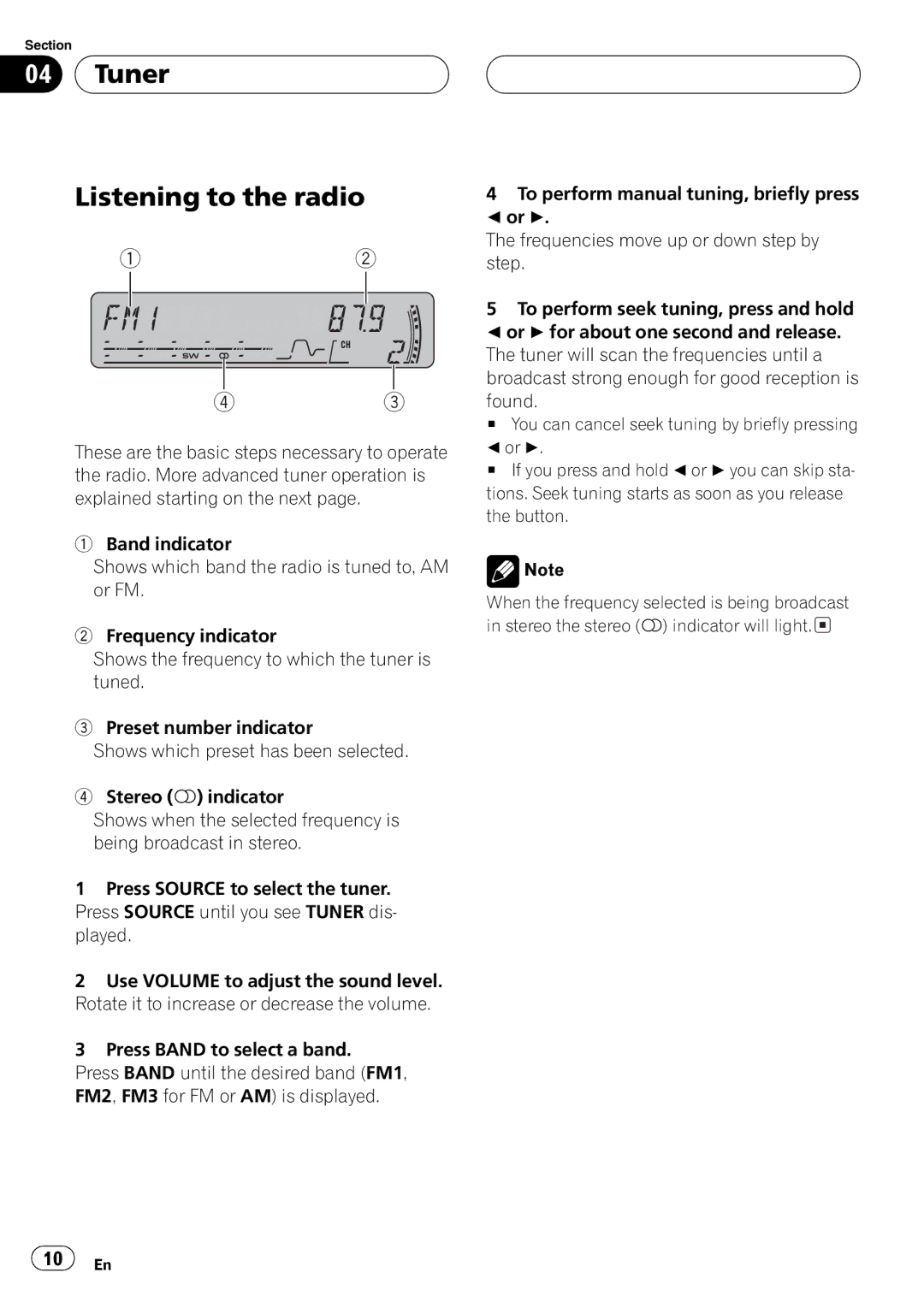 Pioneer DEH-P4850MP operation manual 