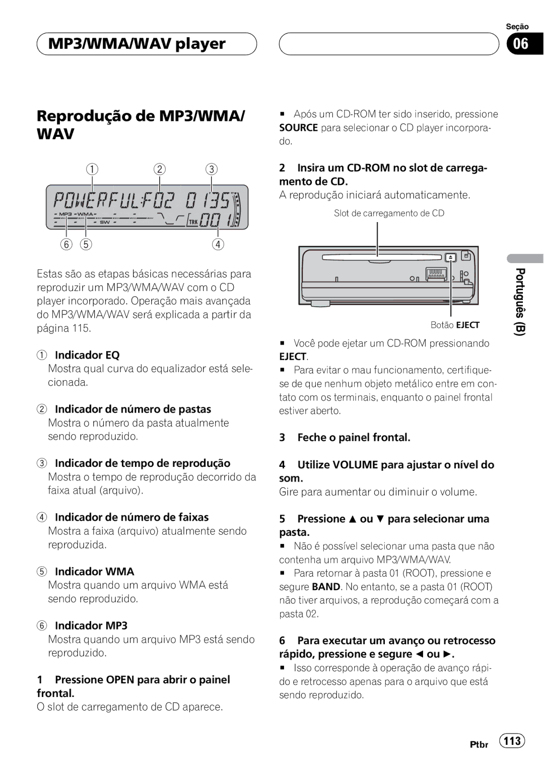 Pioneer DEH-P4850MP operation manual 