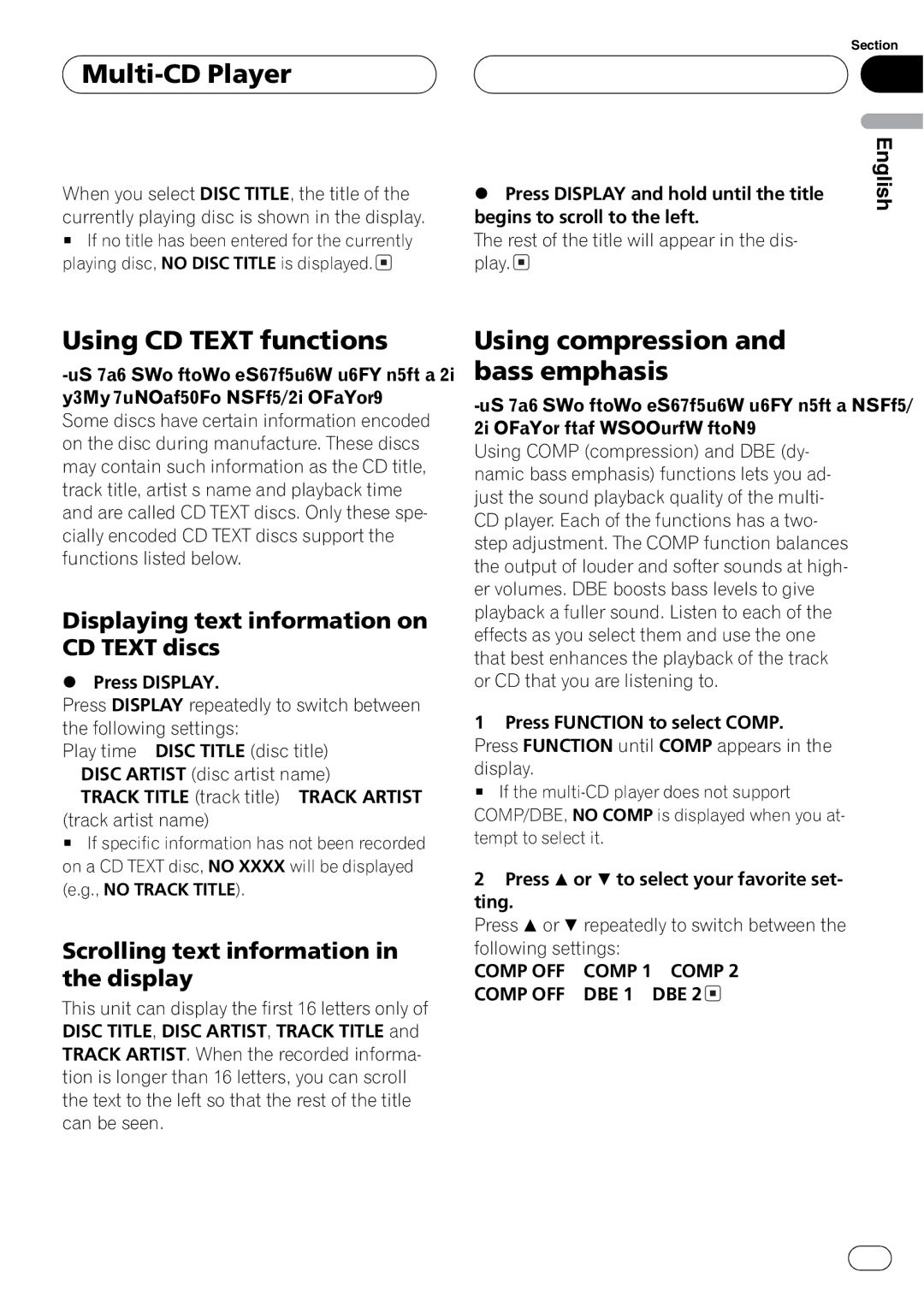 Pioneer DEH-P4850MP operation manual 