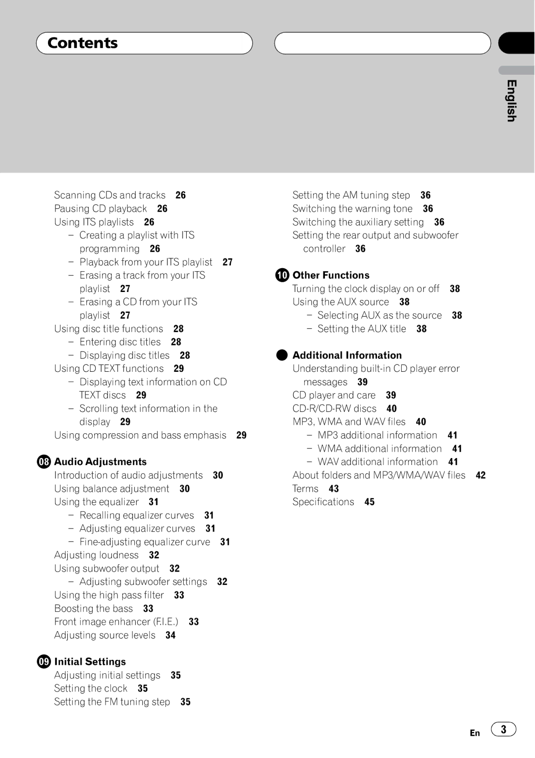 Pioneer DEH-P4850MP operation manual 