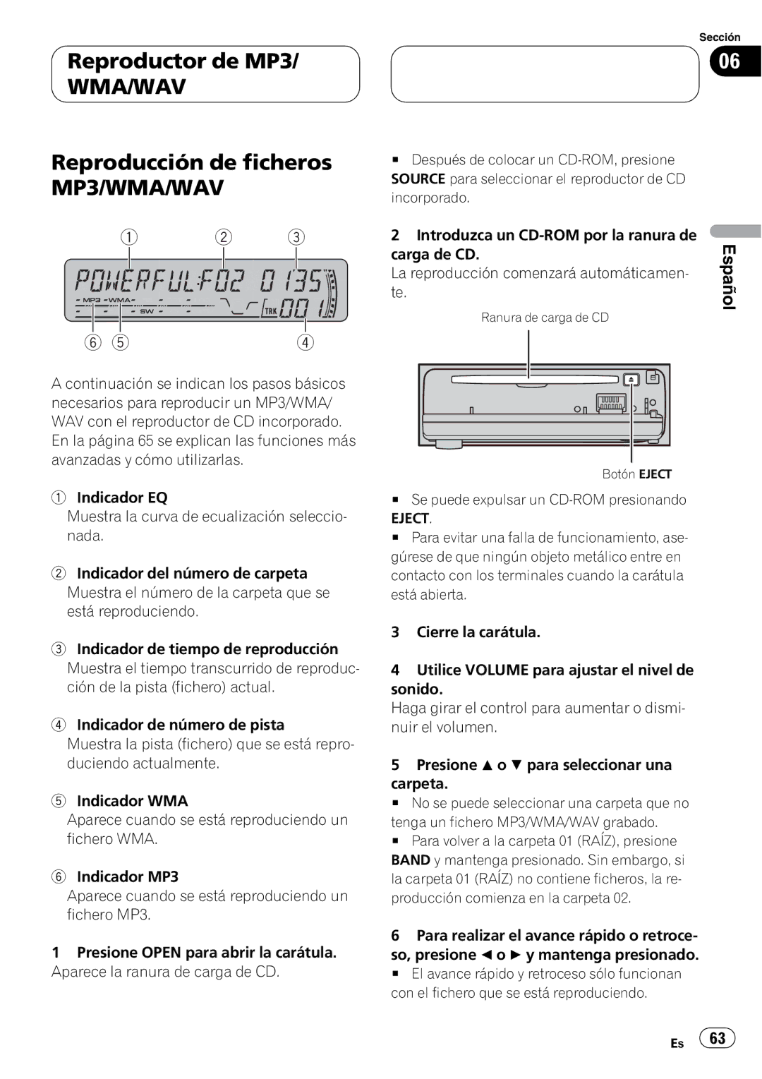 Pioneer DEH-P4850MP operation manual 