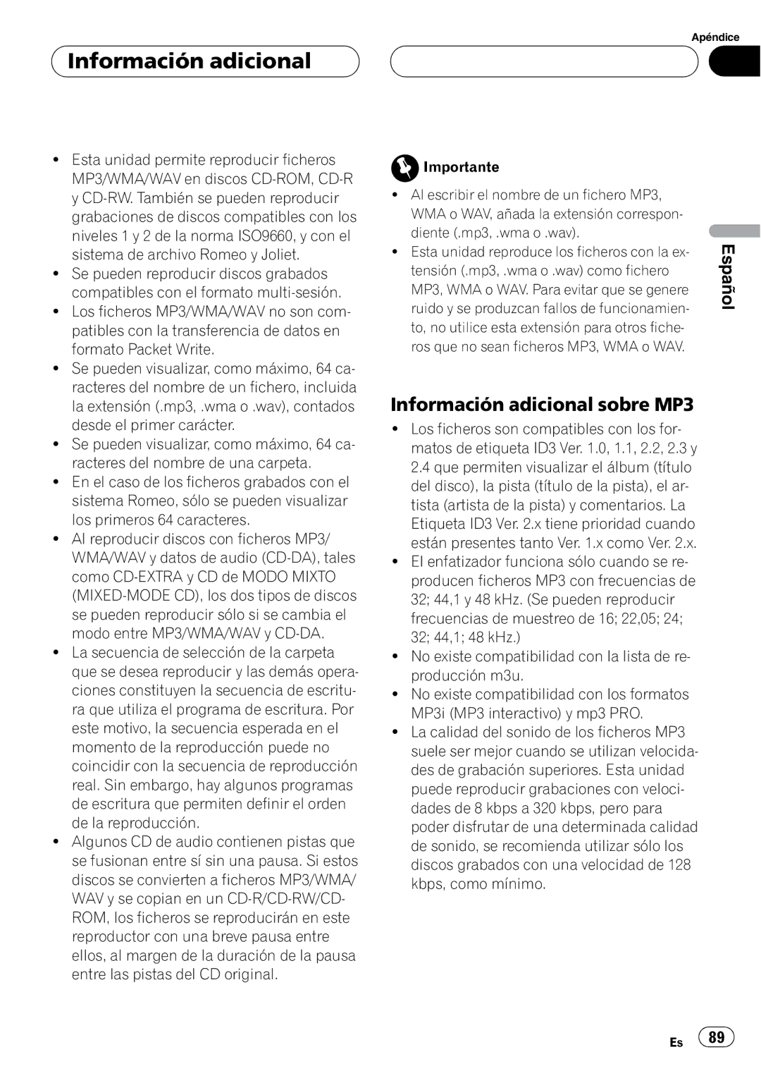 Pioneer DEH-P4850MP operation manual 