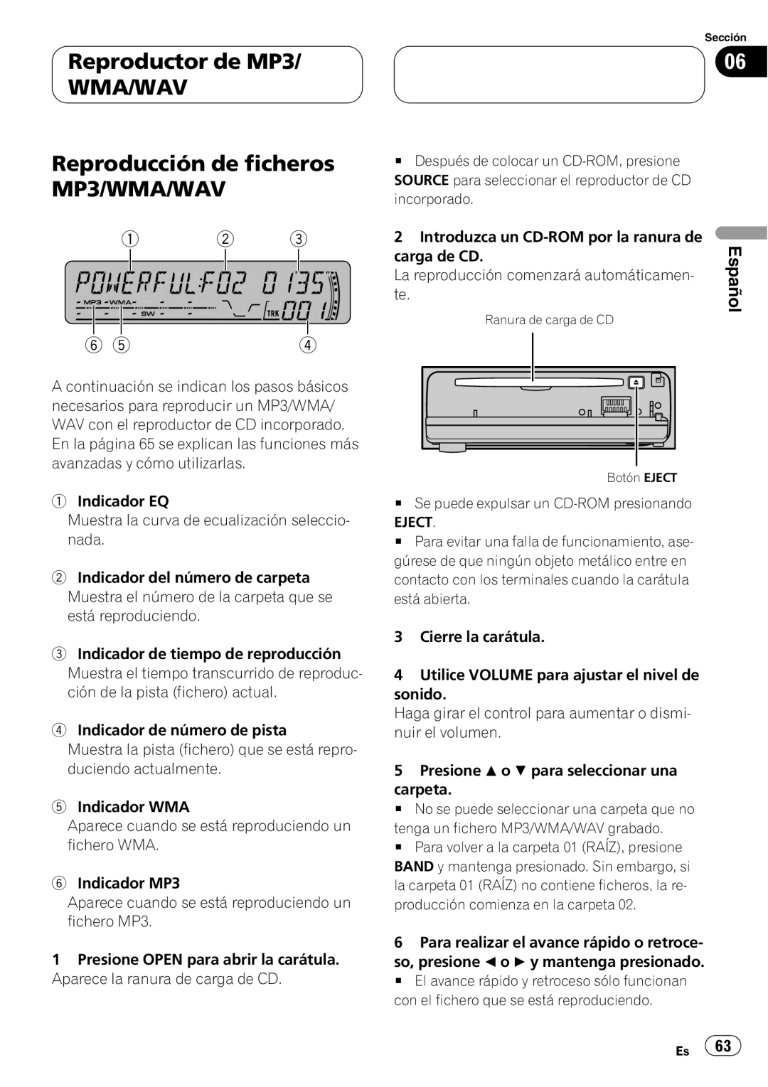 Pioneer DEH-P4850MP operation manual 