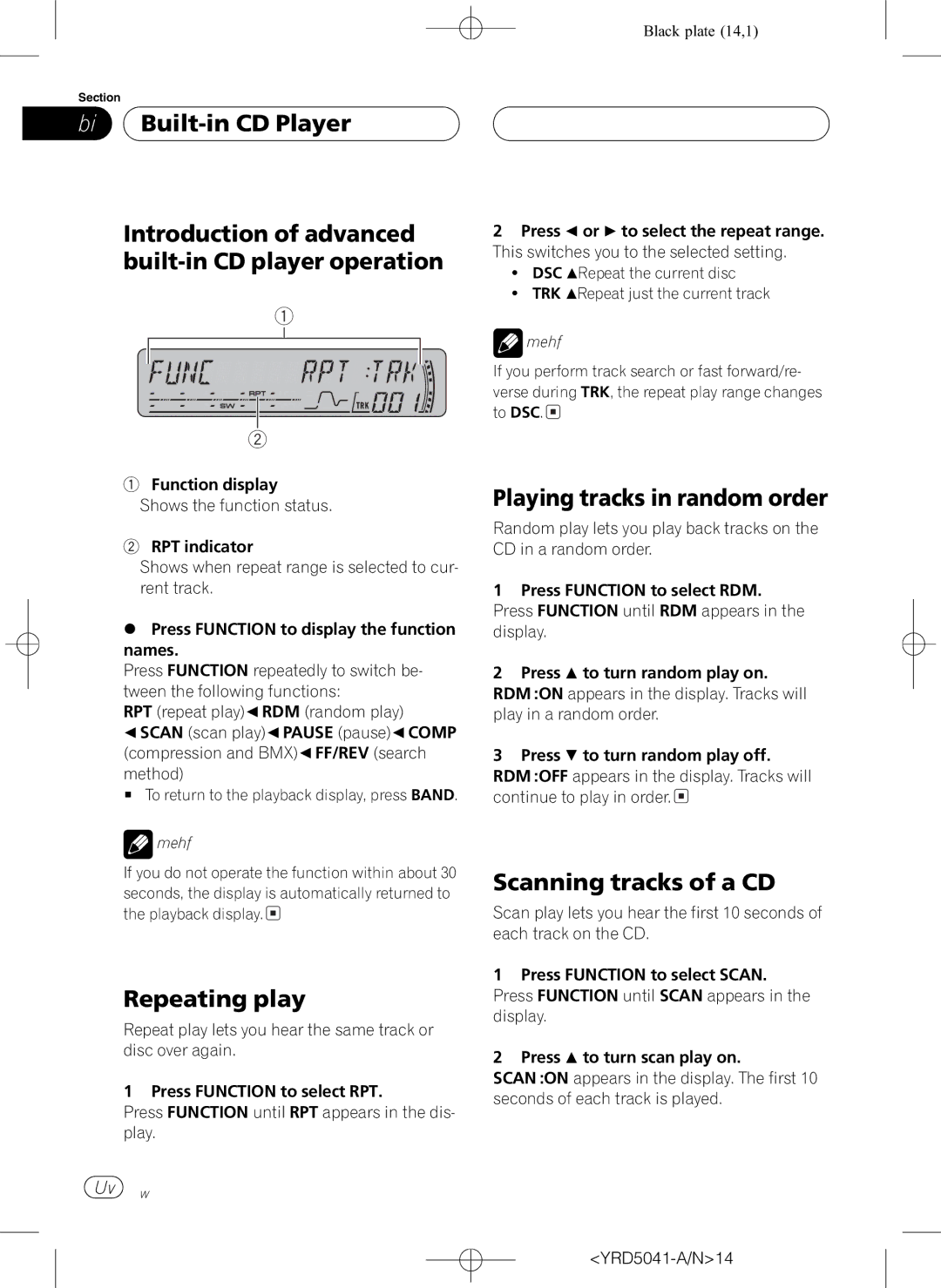 Pioneer DEH-P4850MPH operation manual 