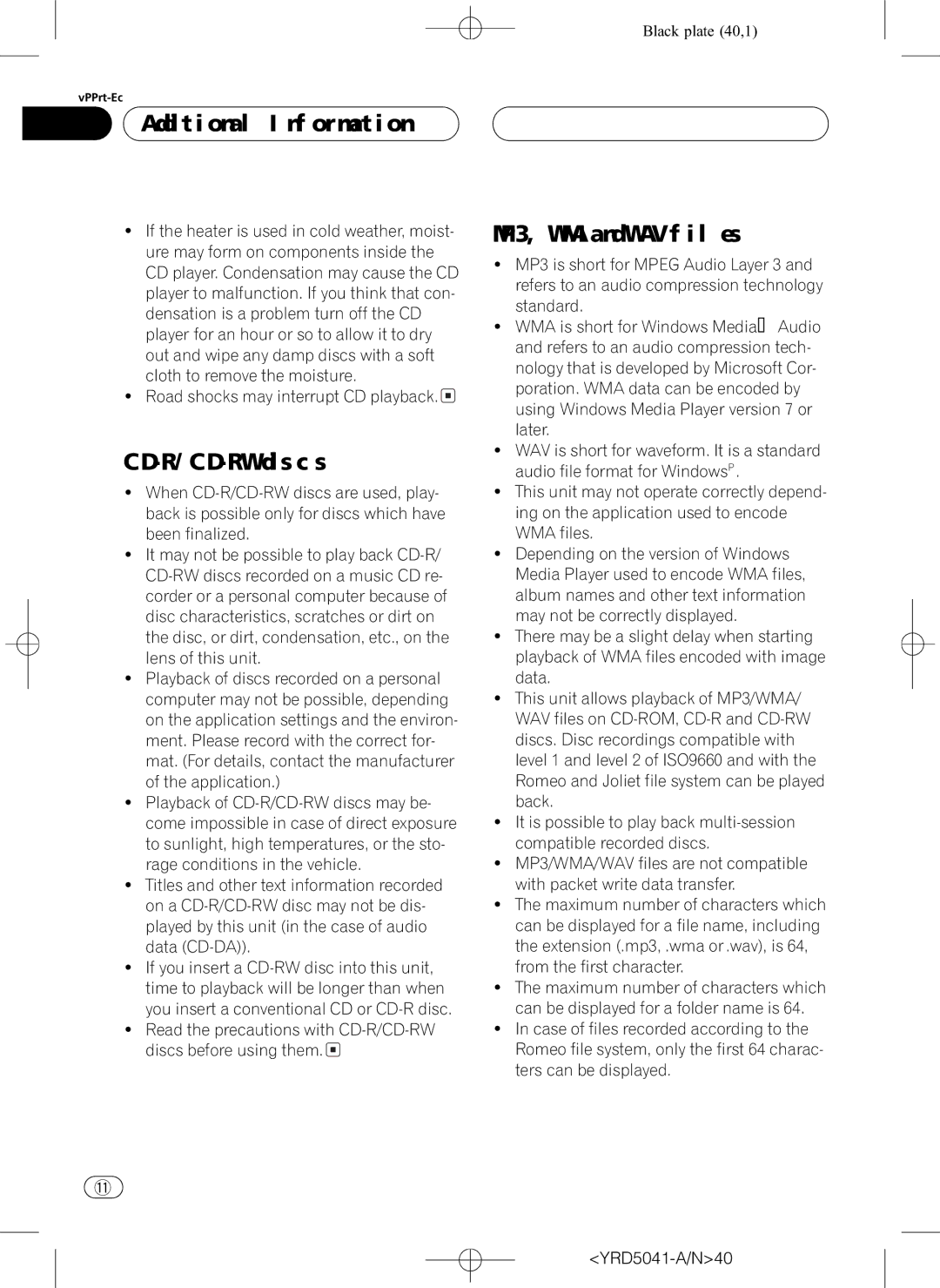 Pioneer DEH-P4850MPH operation manual 