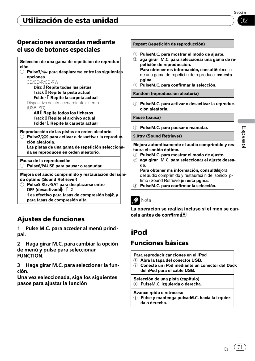 Pioneer DEH-P5200HD operation manual IPod 