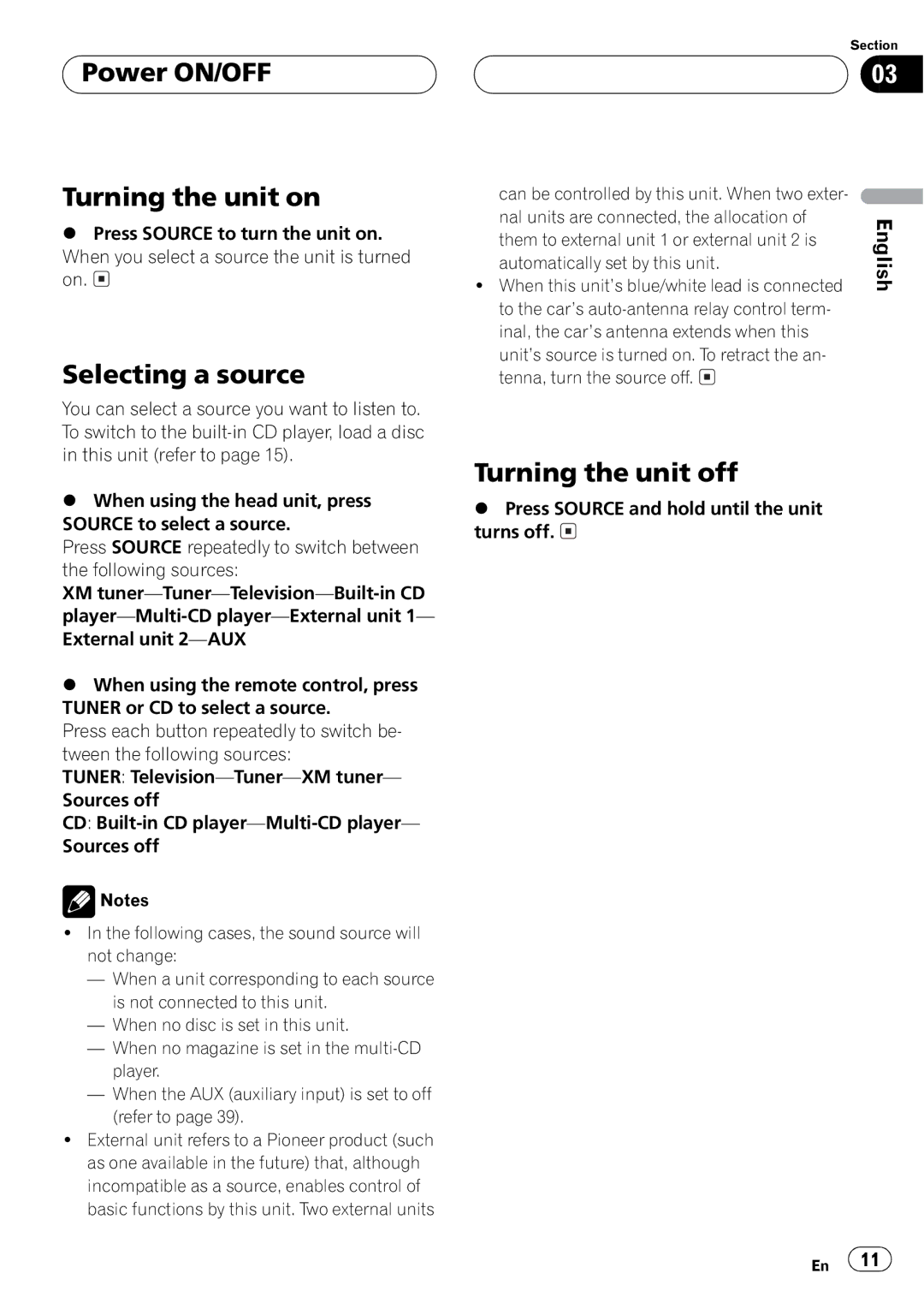 Pioneer DEH-P5500MP operation manual 