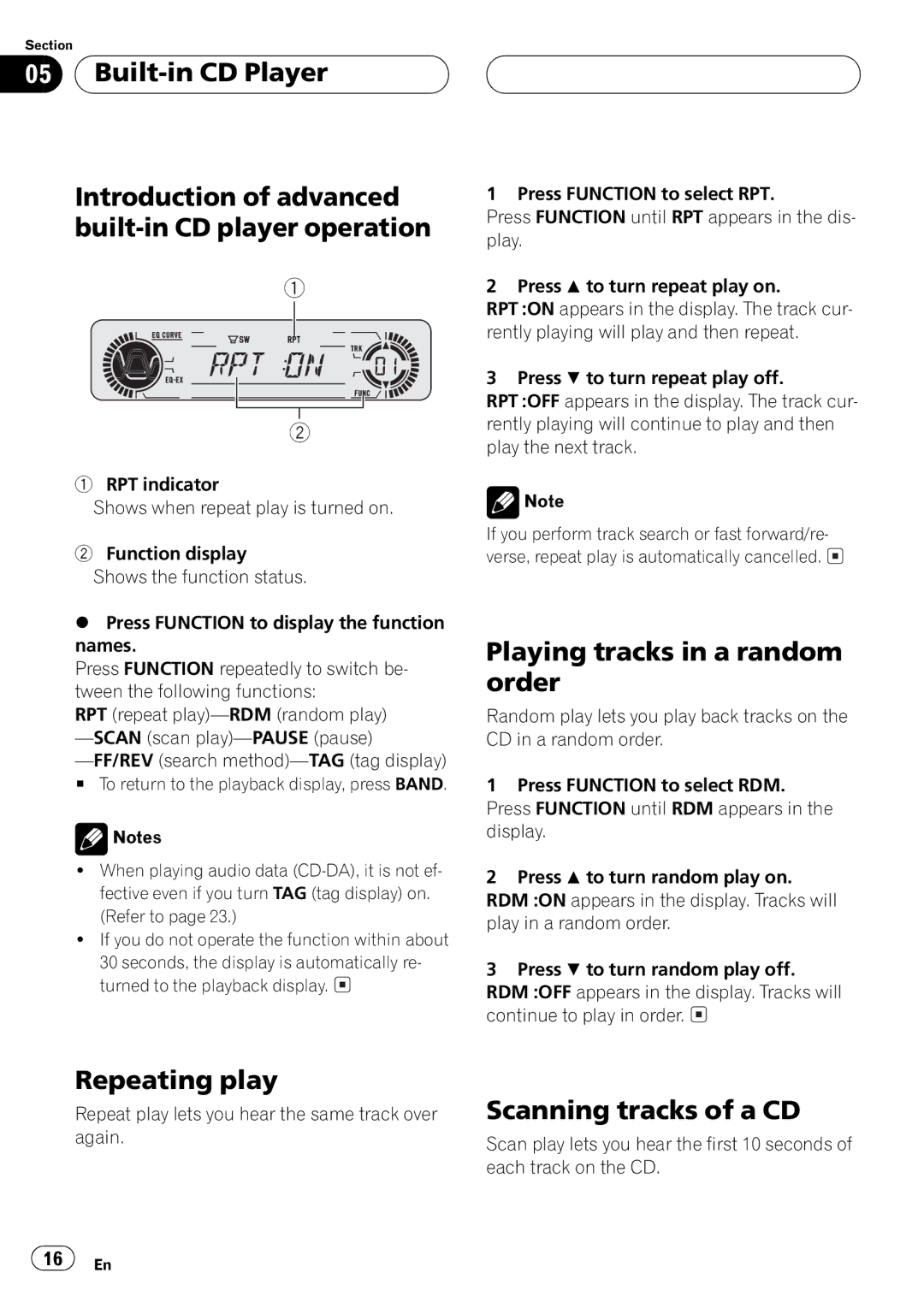 Pioneer DEH-P5500MP operation manual 