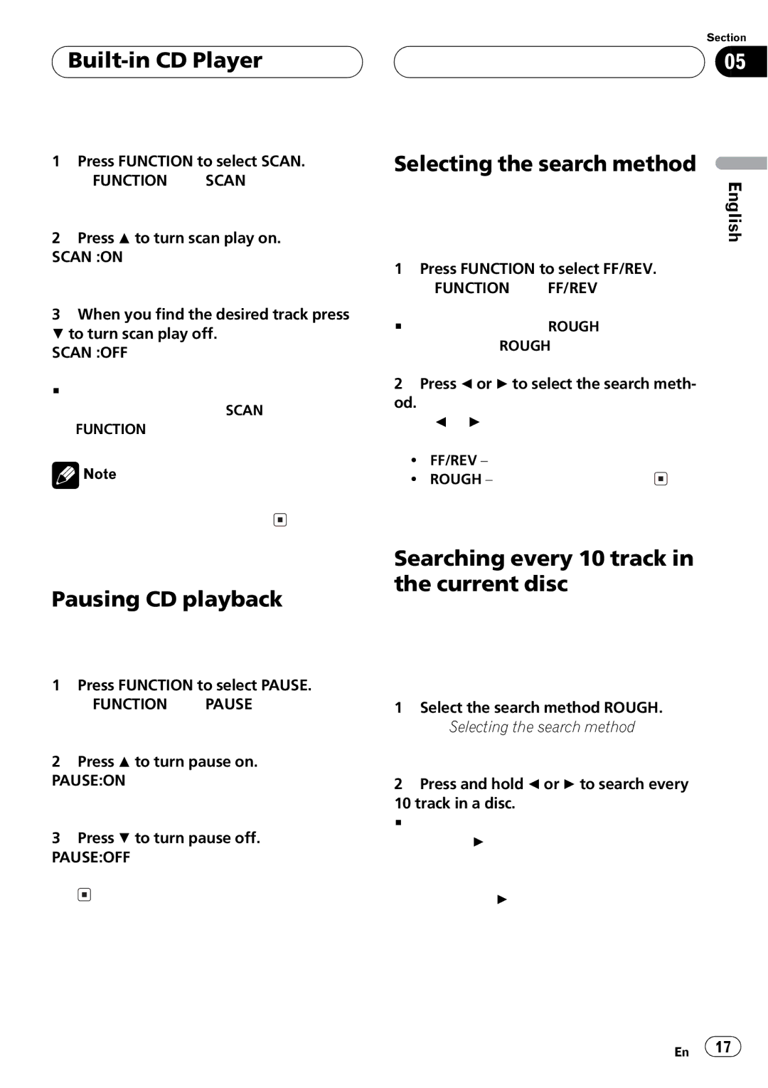 Pioneer DEH-P5500MP operation manual 