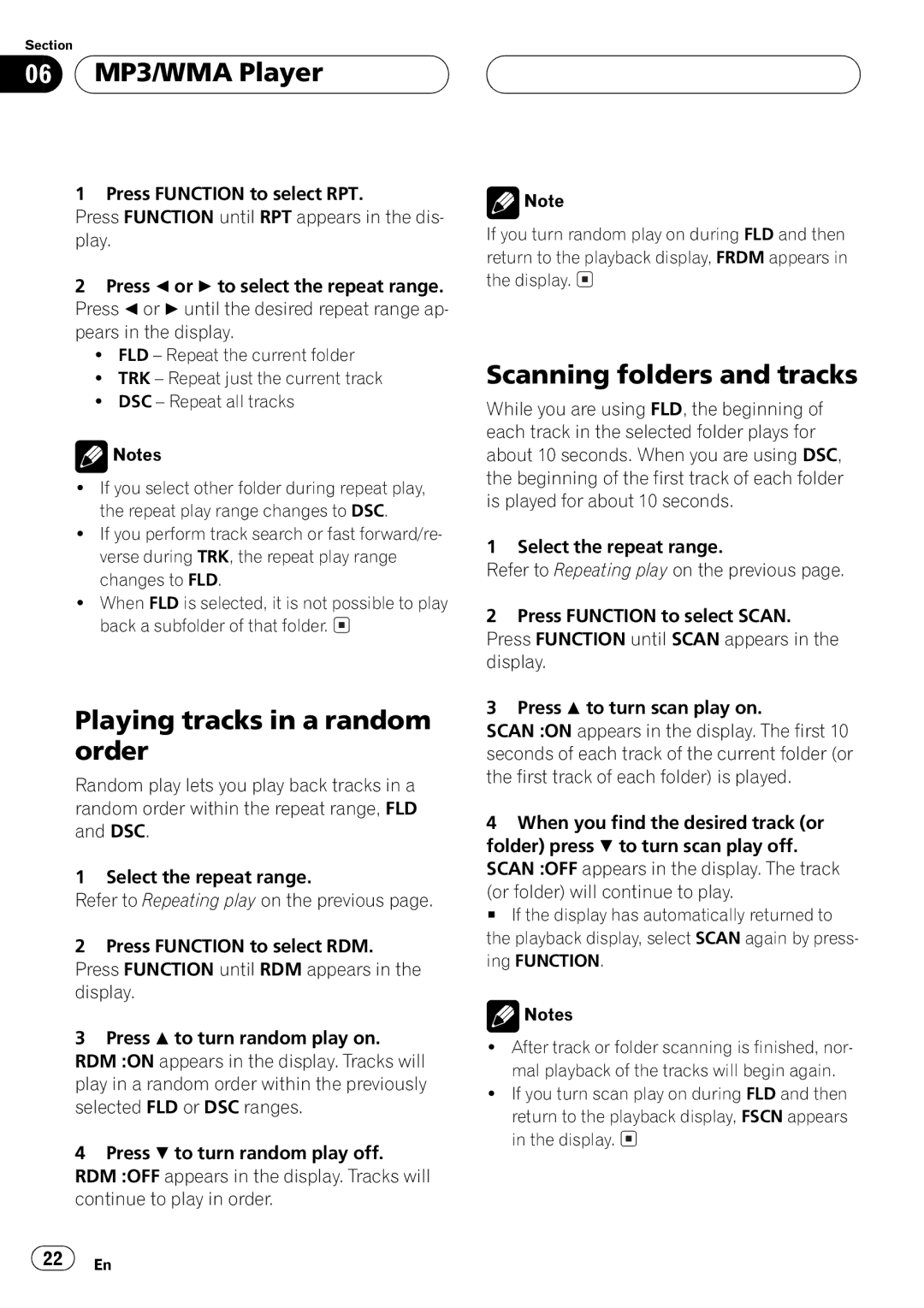 Pioneer DEH-P5500MP operation manual 