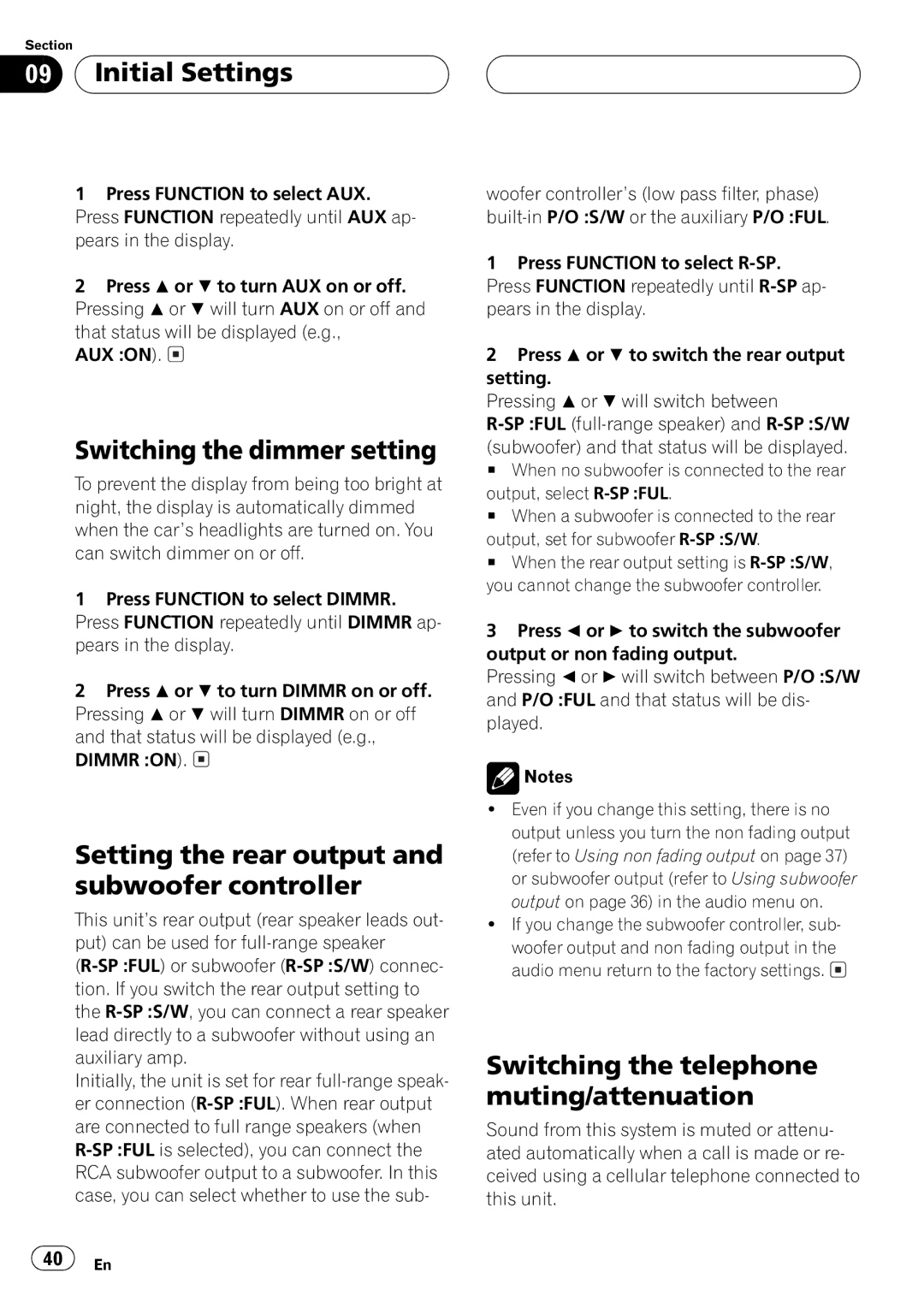 Pioneer DEH-P5500MP operation manual 