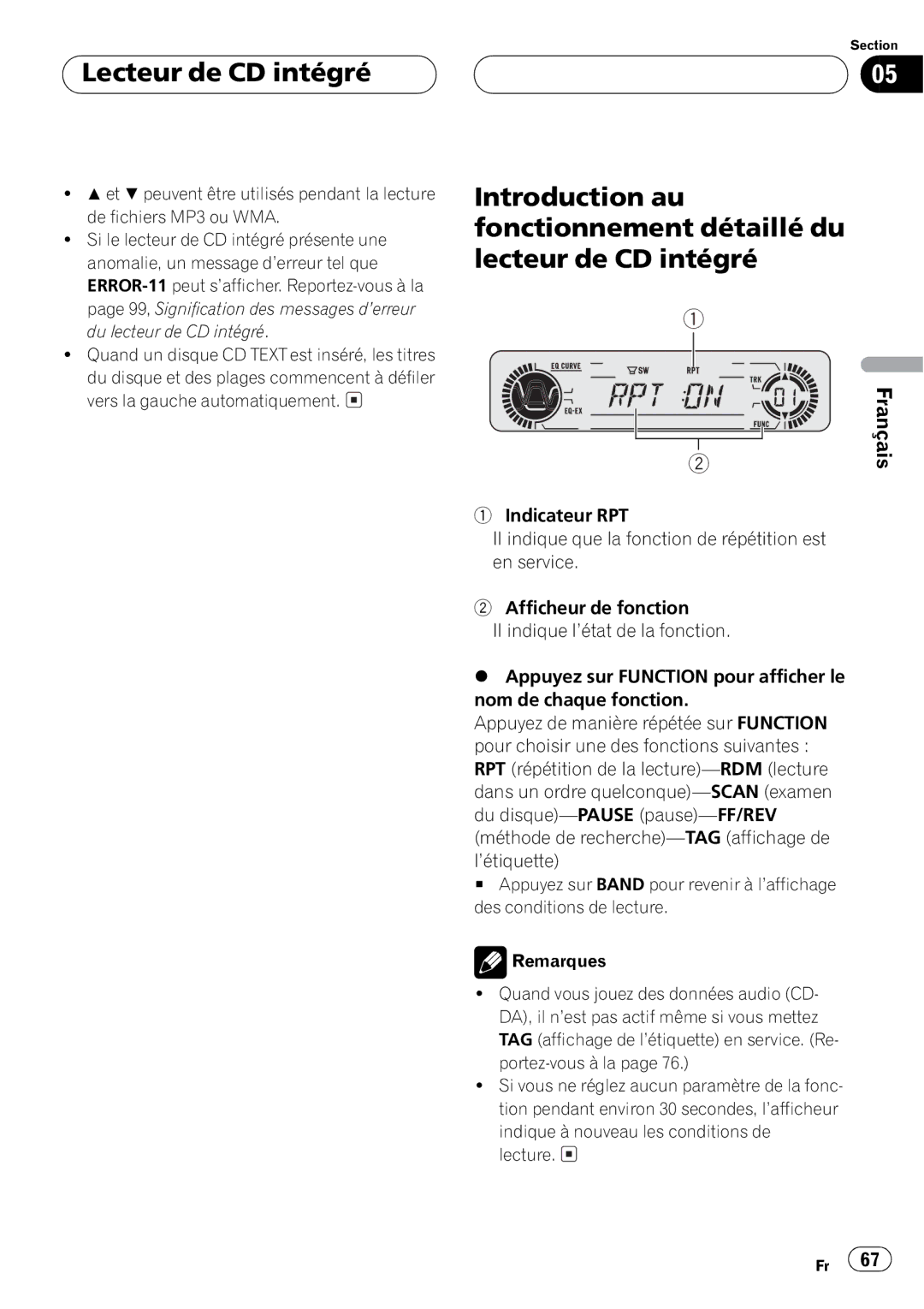 Pioneer DEH-P5500MP operation manual 