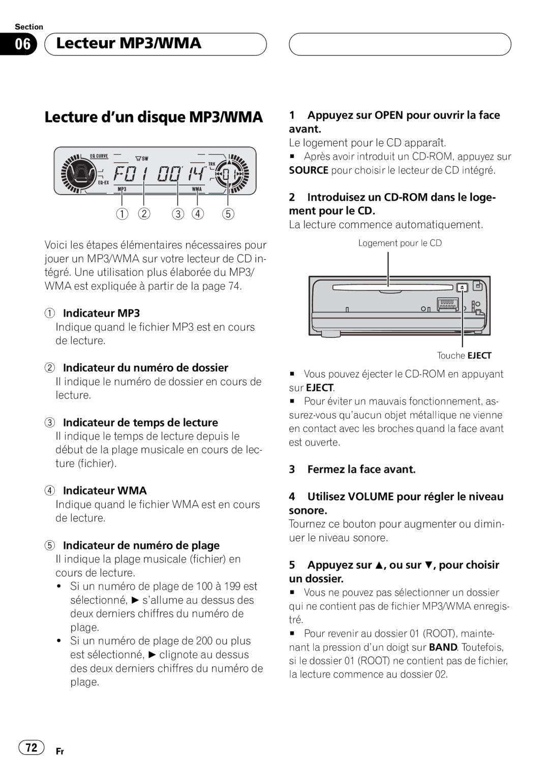 Pioneer DEH-P5500MP operation manual 3 4 