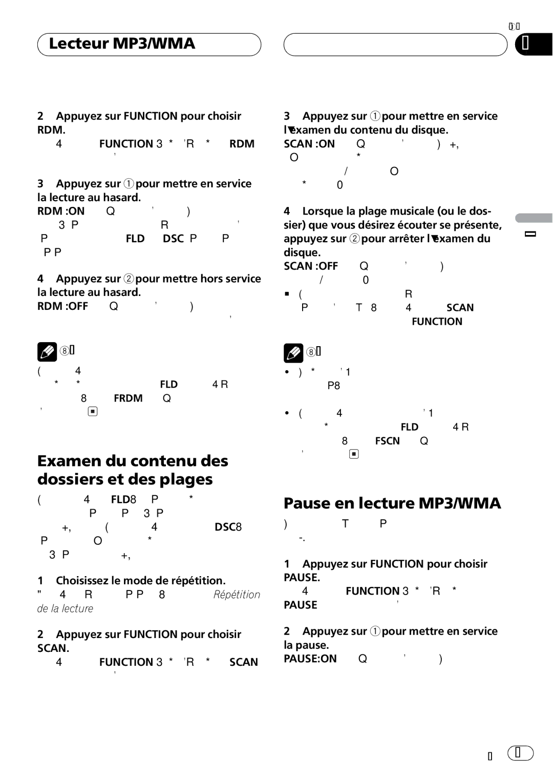 Pioneer DEH-P5500MP operation manual 