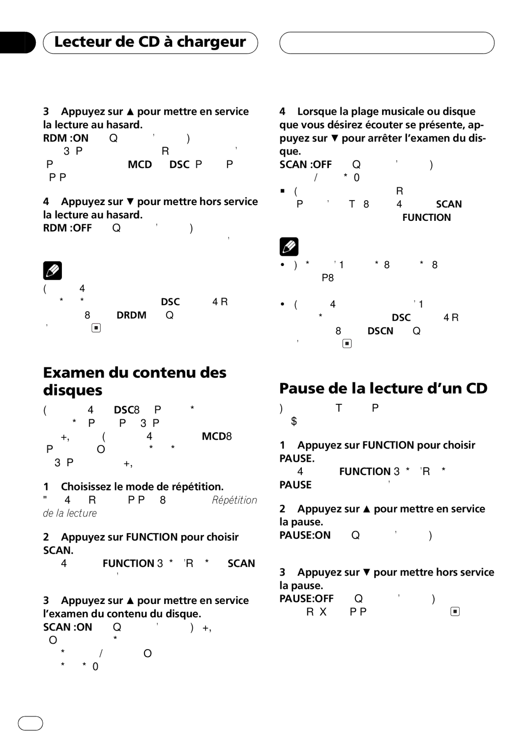 Pioneer DEH-P5500MP operation manual 