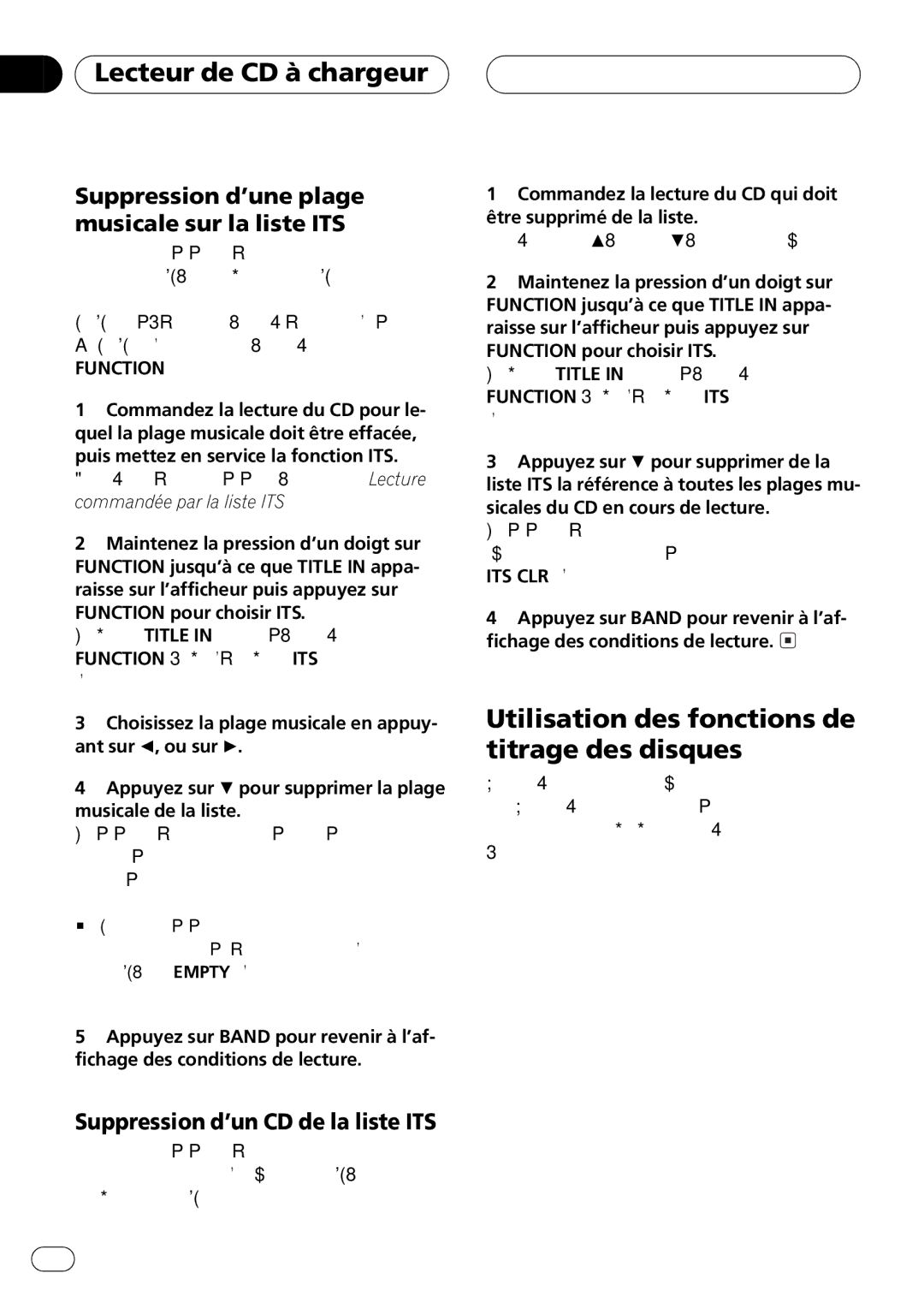 Pioneer DEH-P5500MP operation manual 