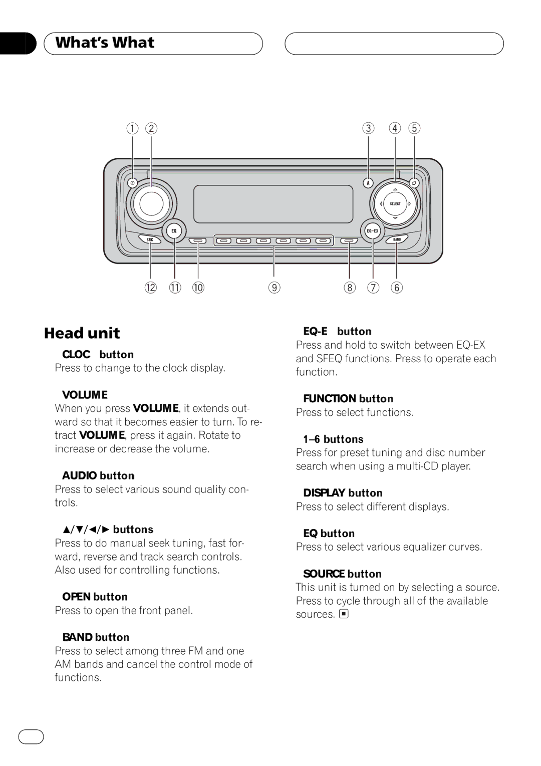 Pioneer DEH-P550MP operation manual 