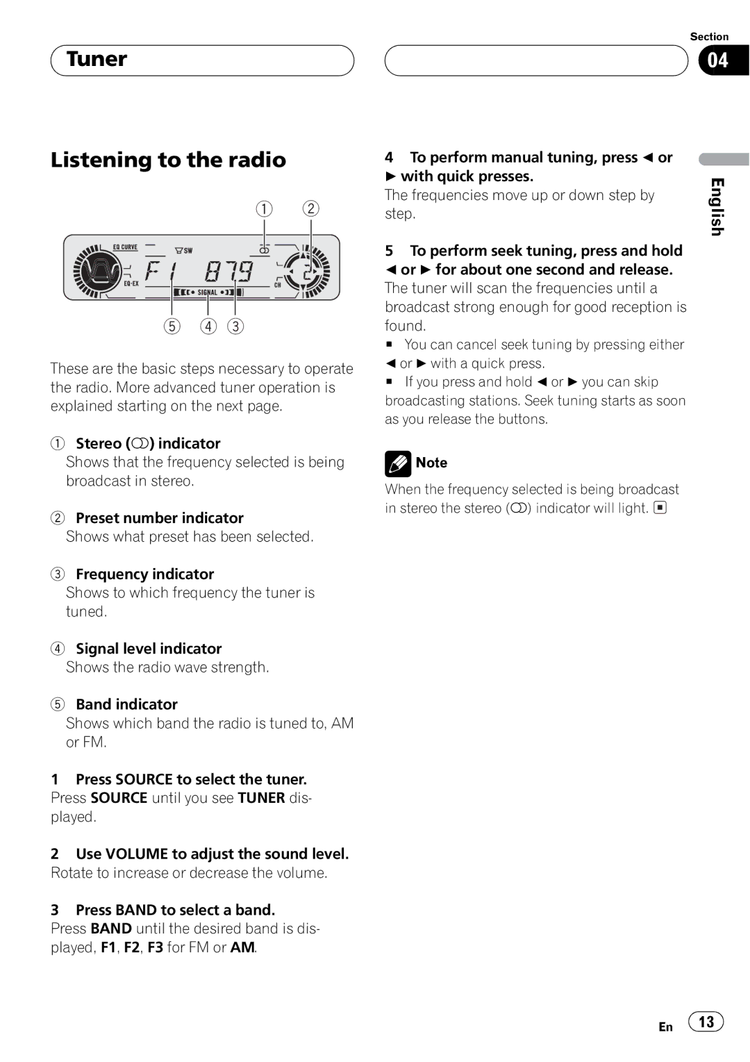 Pioneer DEH-P550MP operation manual 