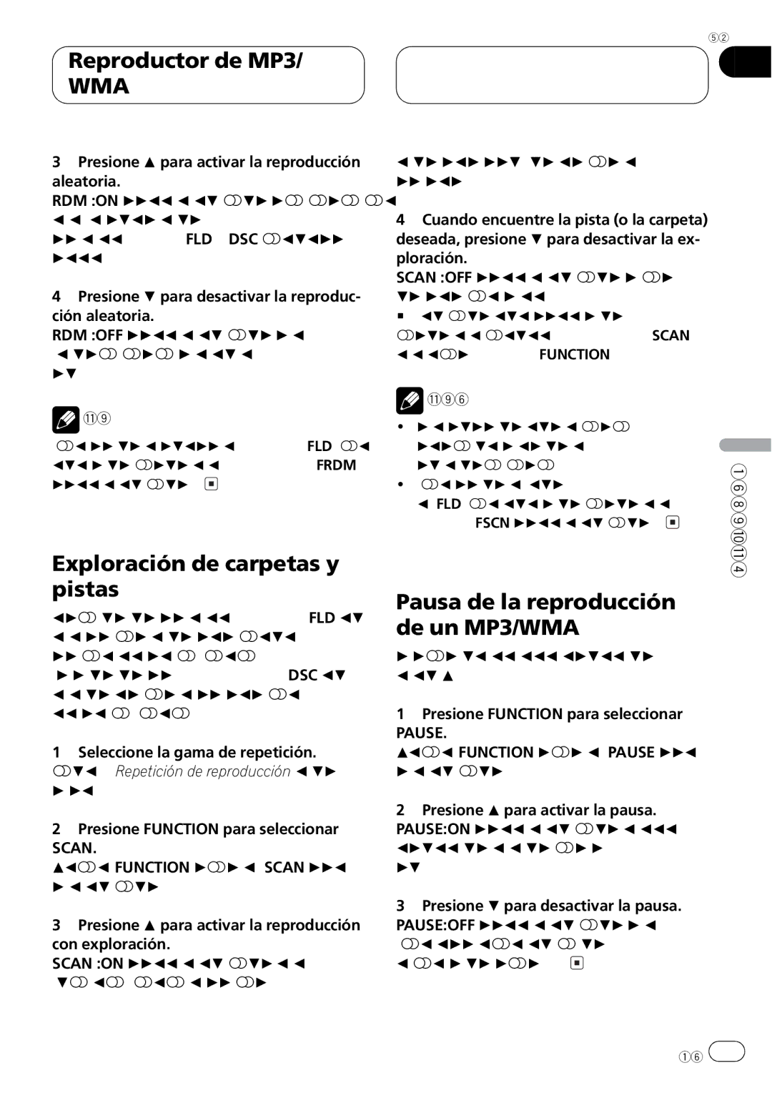 Pioneer DEH-P550MP operation manual + + 