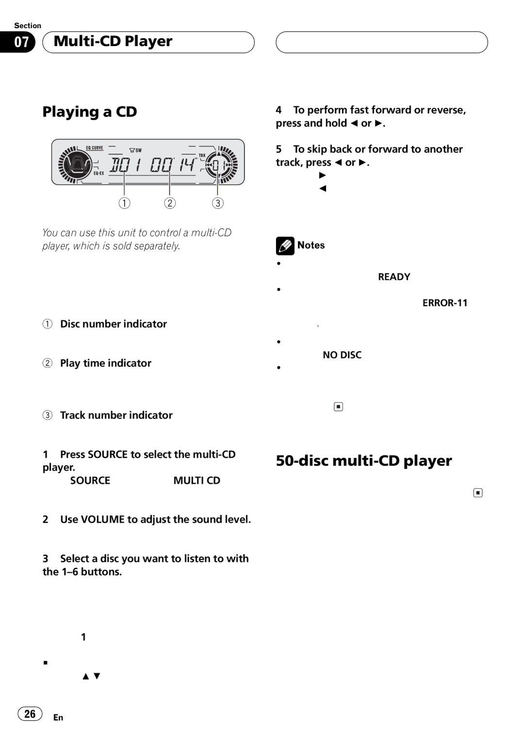 Pioneer DEH-P550MP operation manual 