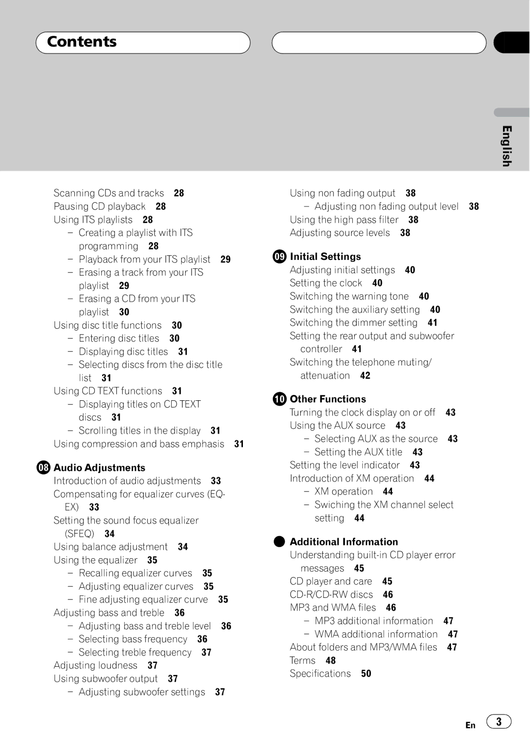 Pioneer DEH-P550MP operation manual 