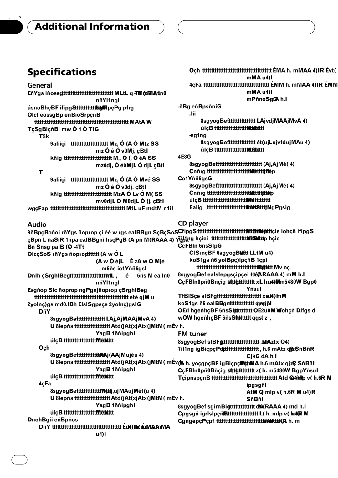 Pioneer DEH-P550MP operation manual 