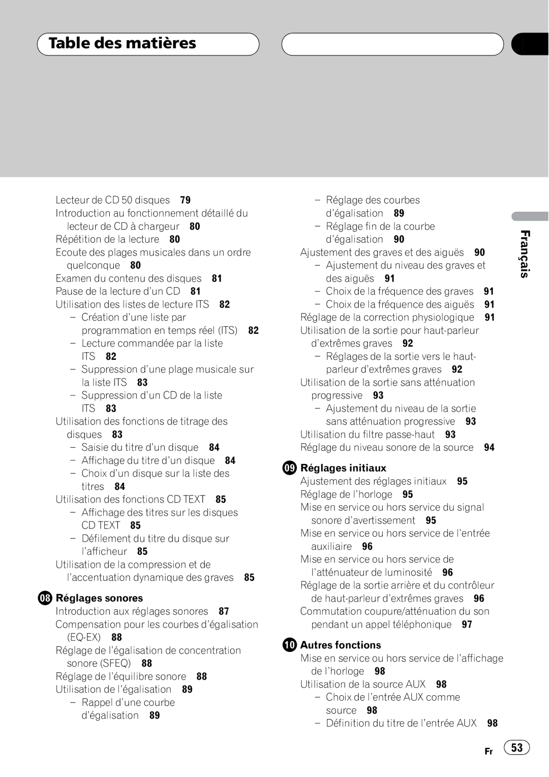 Pioneer DEH-P550MP operation manual 