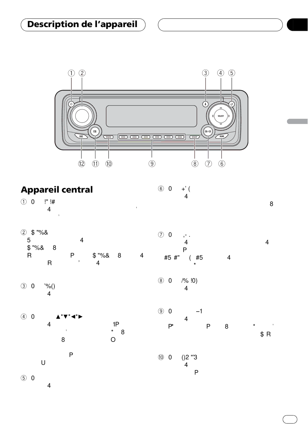 Pioneer DEH-P550MP operation manual 