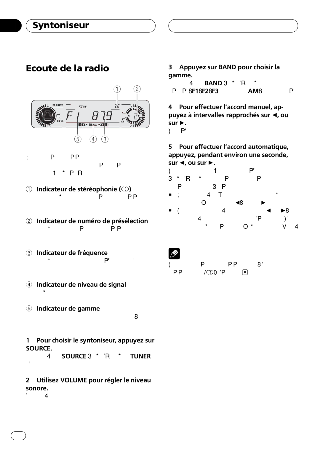 Pioneer DEH-P550MP operation manual 