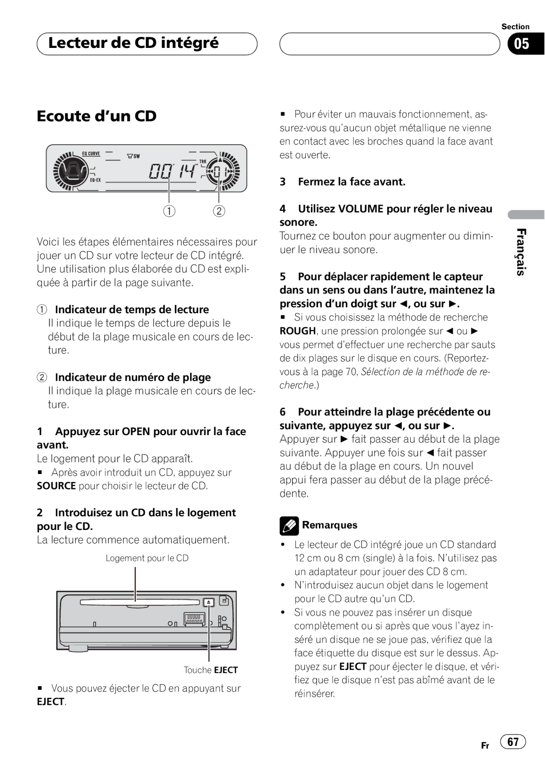 Pioneer DEH-P550MP operation manual 