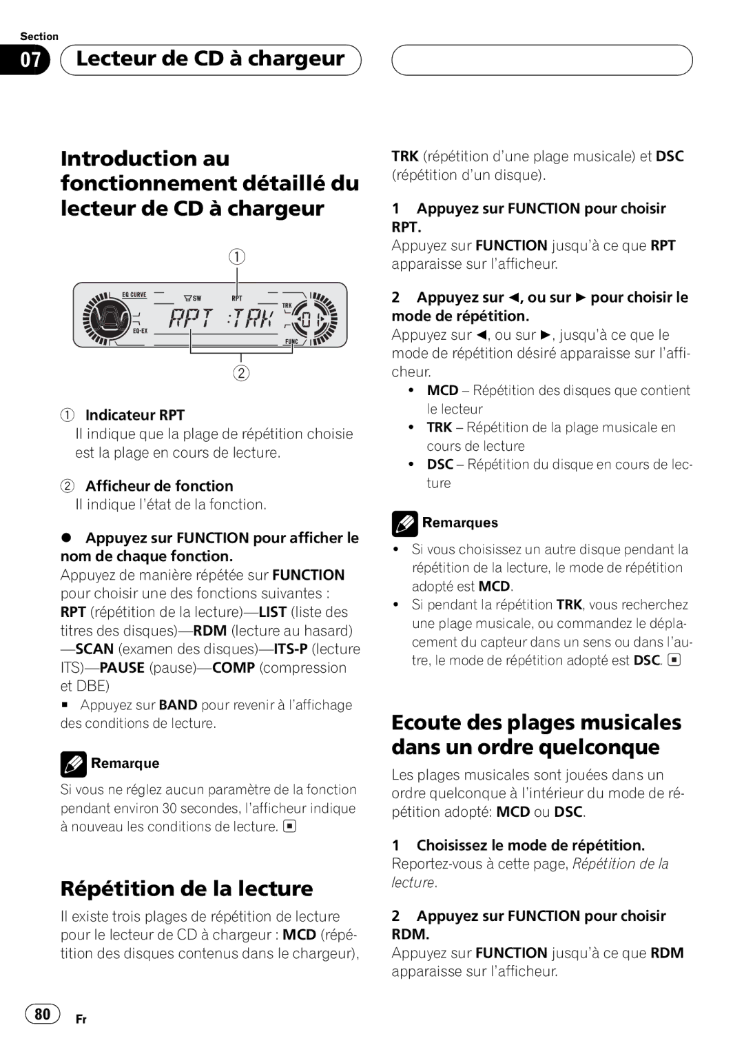 Pioneer DEH-P550MP operation manual 