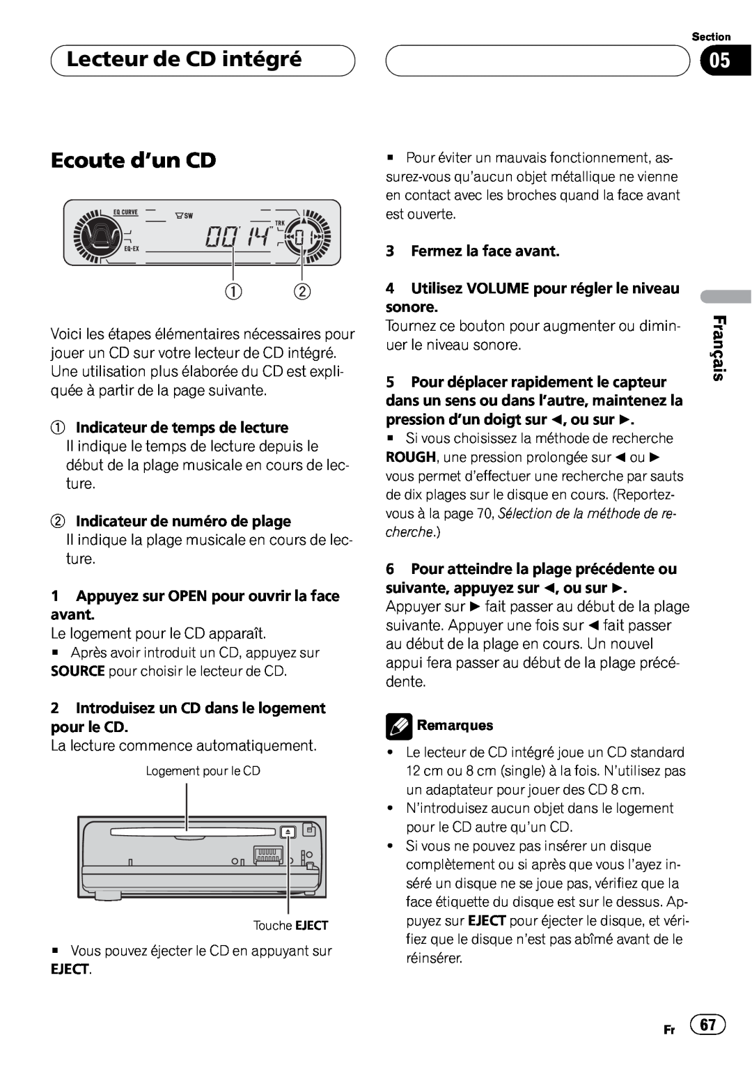 Pioneer DEH-P550MP operation manual 