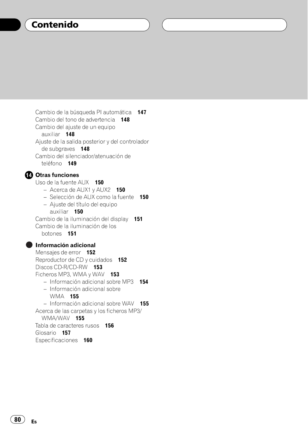 Pioneer DEH-P55BT operation manual Wma/Wav 