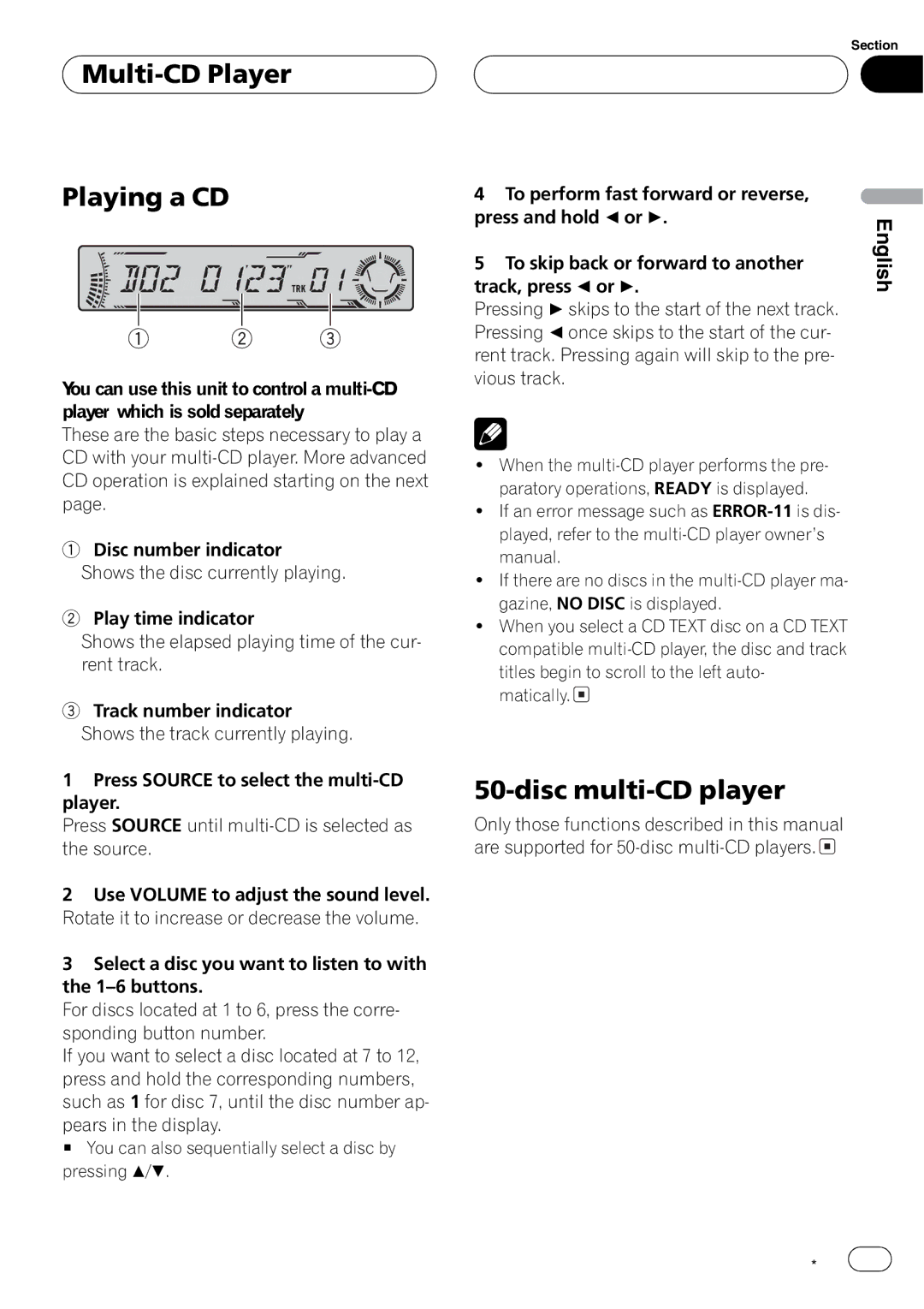 Pioneer DEH-P5700MP, DEH-P5730MP operation manual 