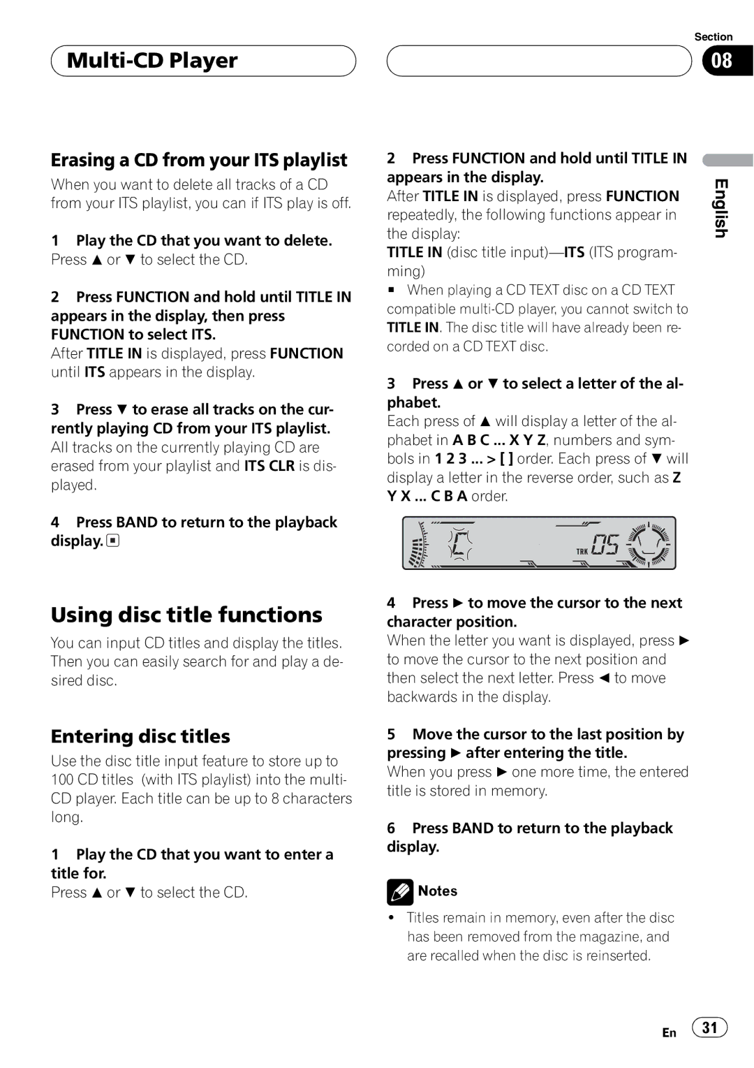 Pioneer DEH-P5700MP, DEH-P5730MP operation manual 