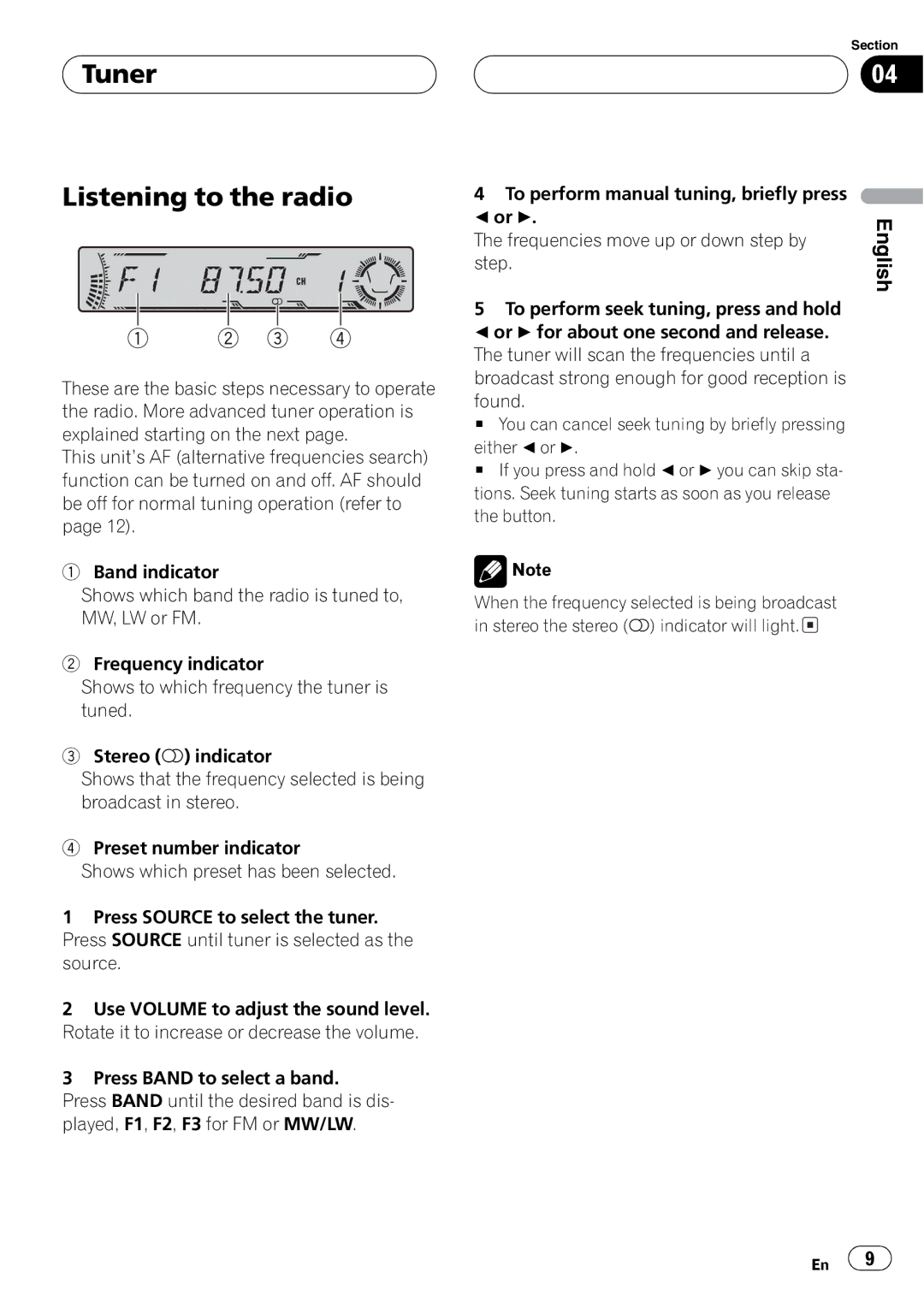 Pioneer DEH-P5700MP, DEH-P5730MP operation manual 