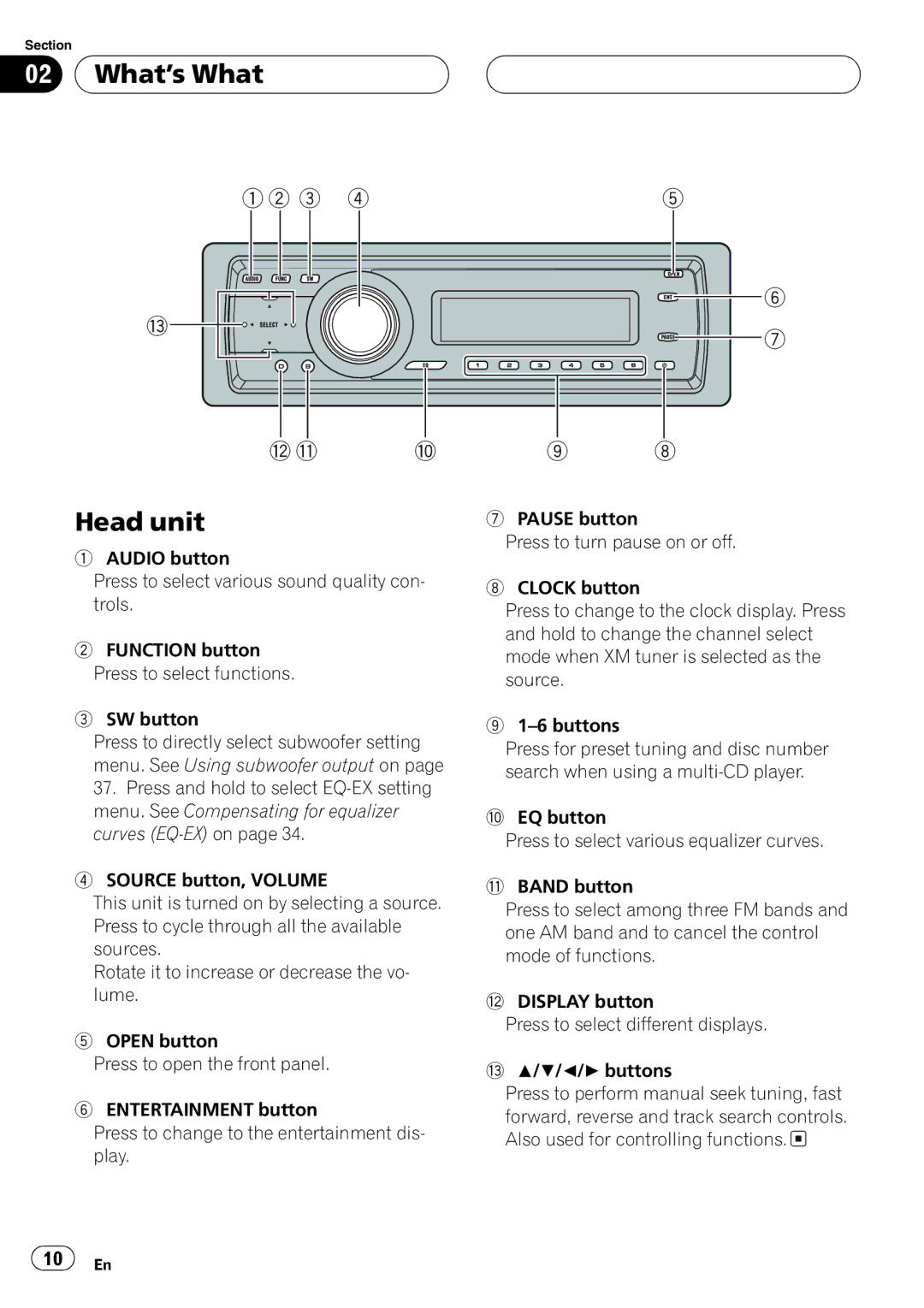 Pioneer DEH-P5800MP operation manual 