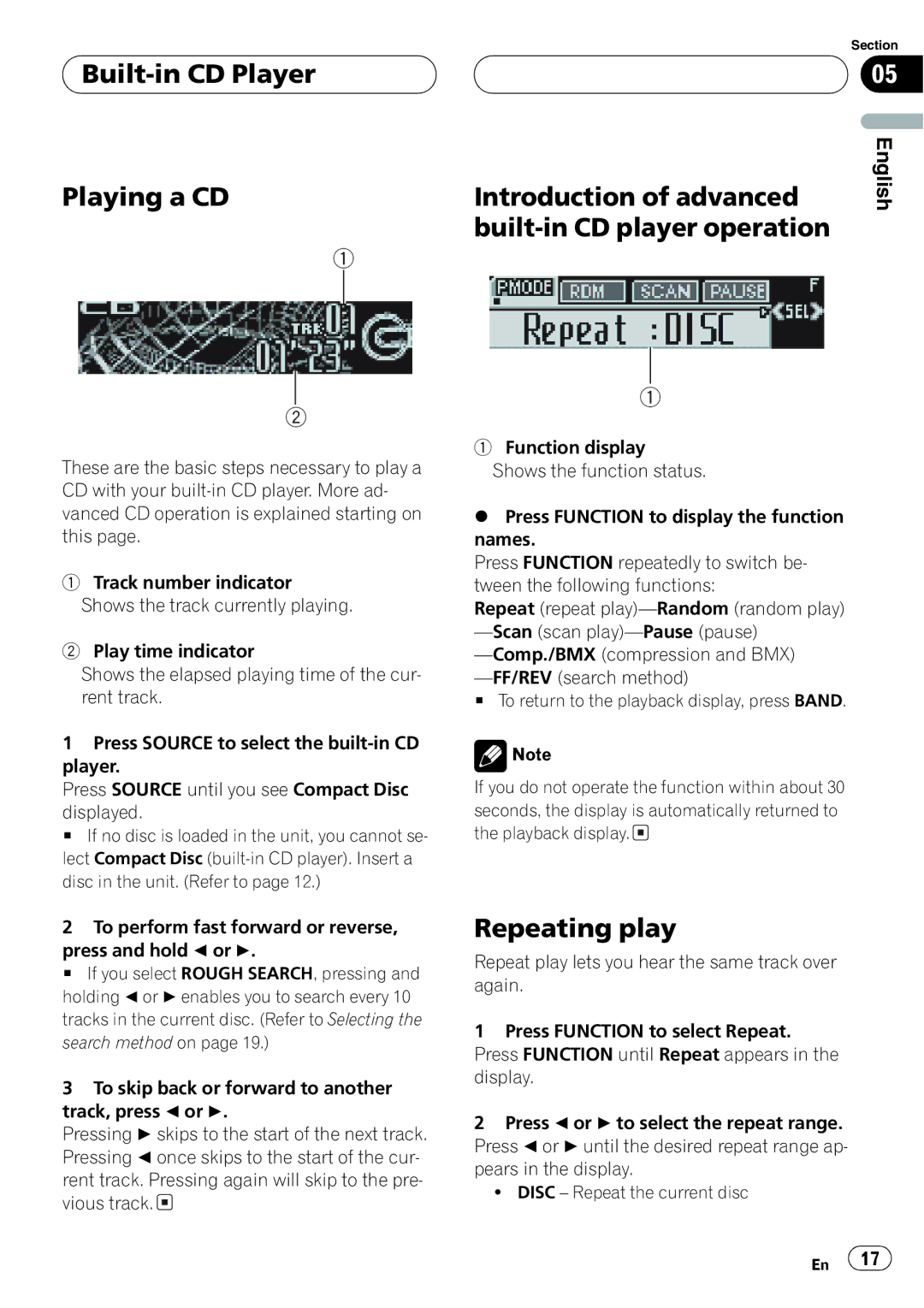 Pioneer DEH-P5800MP operation manual 