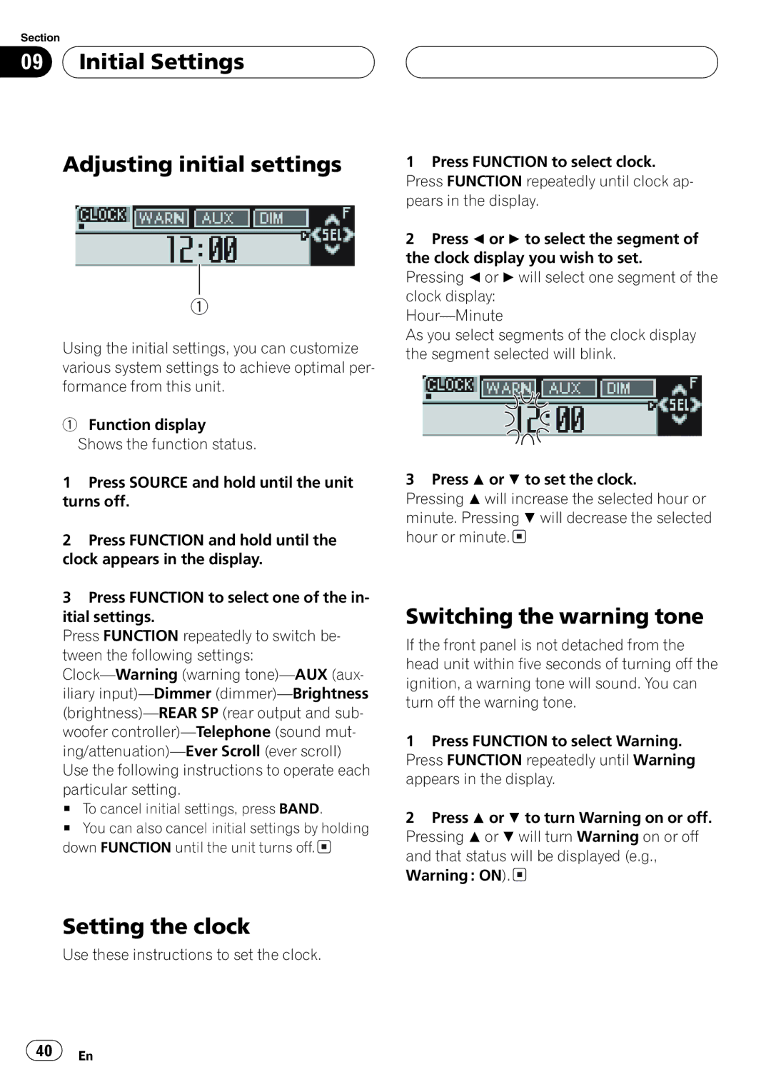 Pioneer DEH-P5800MP operation manual 