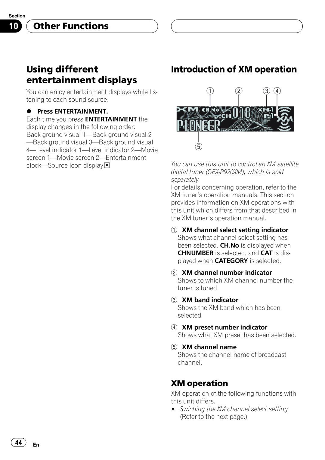 Pioneer DEH-P5800MP operation manual 