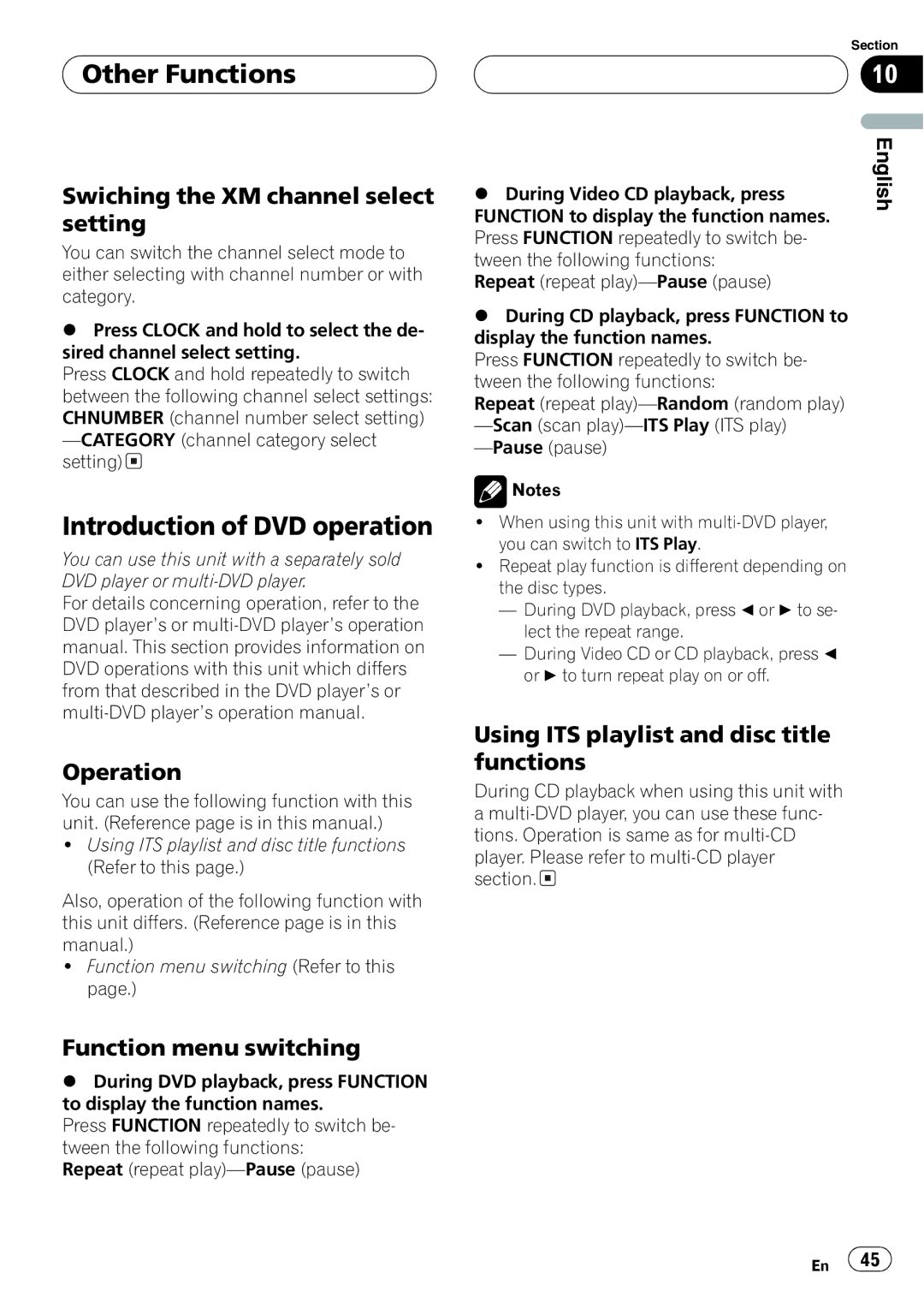 Pioneer DEH-P5800MP operation manual 