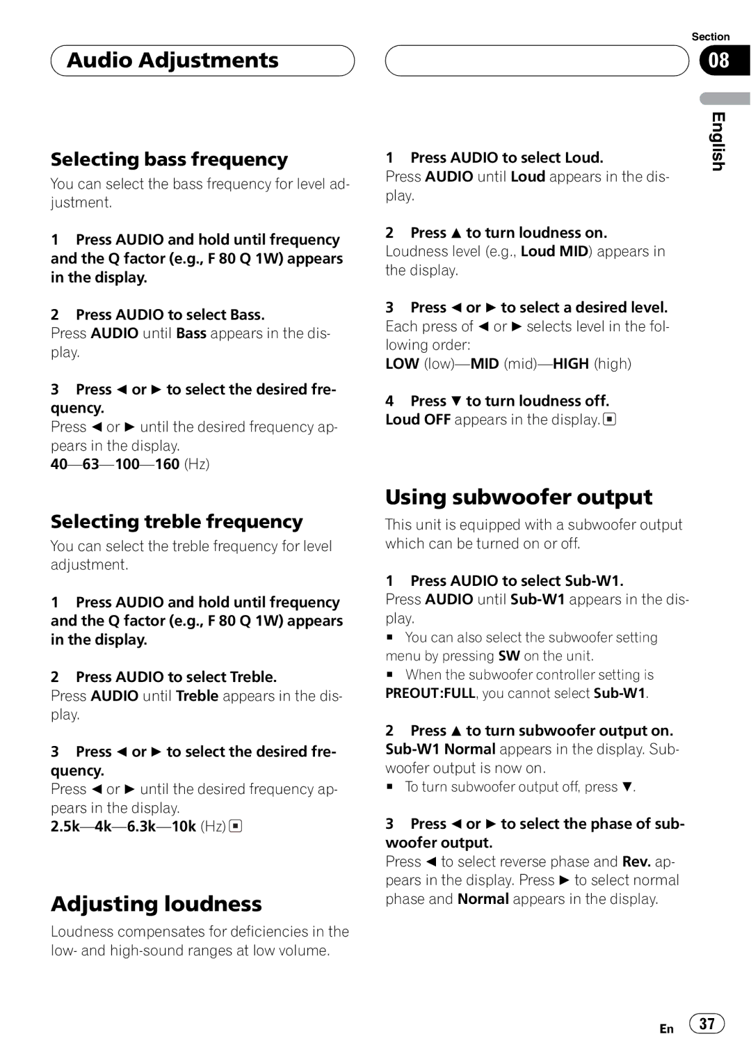 Pioneer DEH-P580MP operation manual 