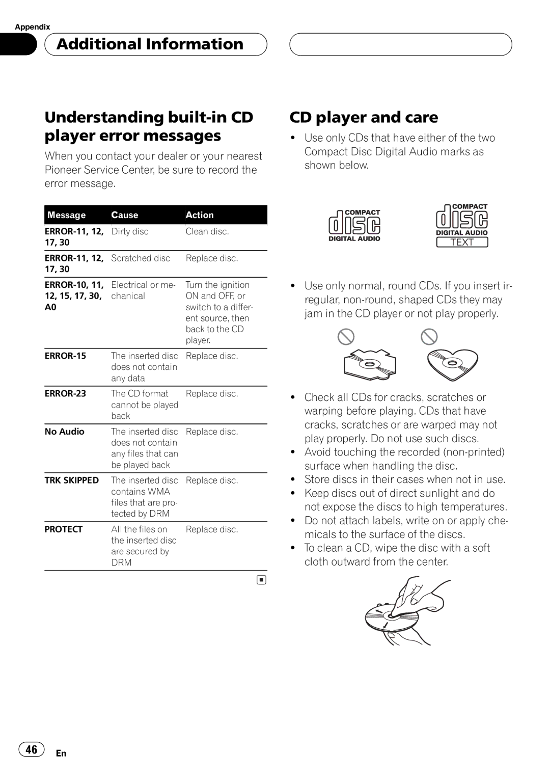 Pioneer DEH-P580MP operation manual 