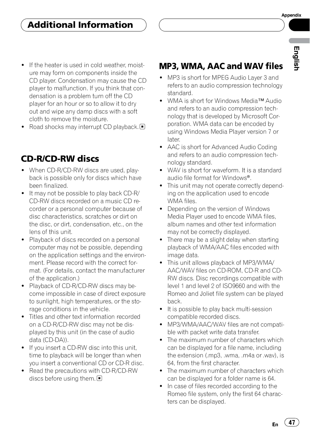 Pioneer DEH-P580MP operation manual 