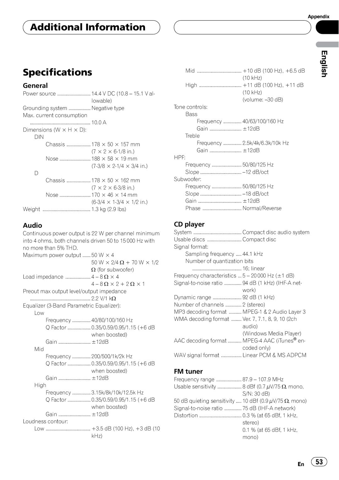 Pioneer DEH-P580MP operation manual 