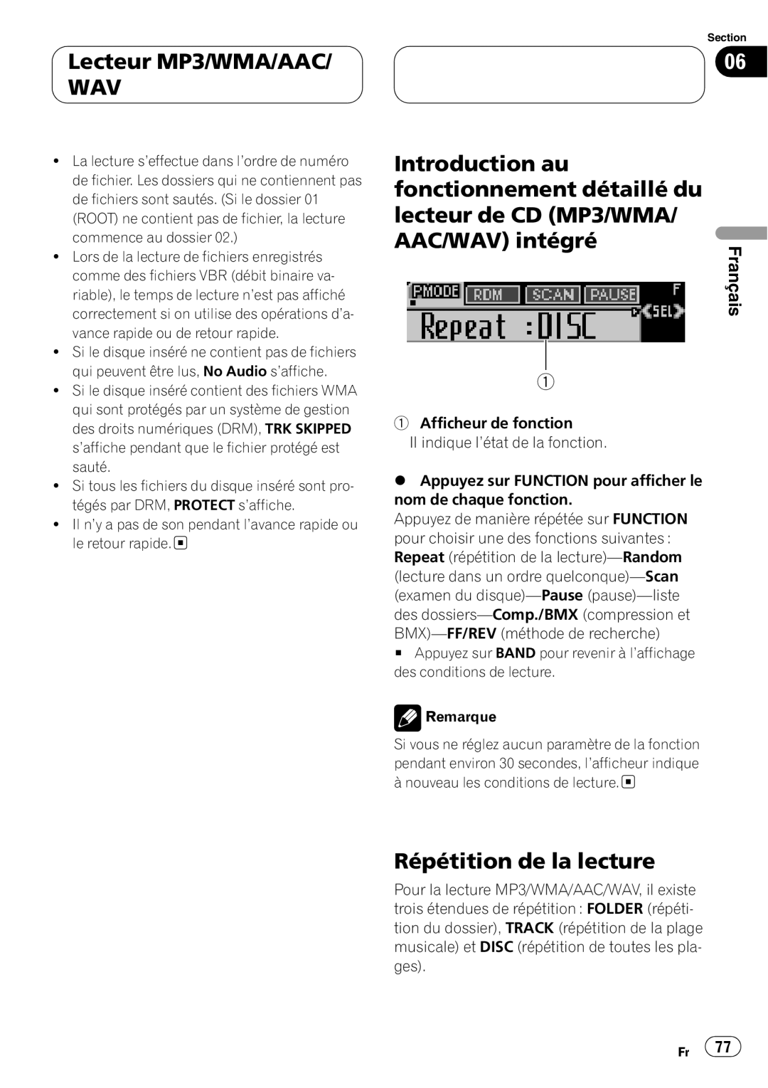 Pioneer DEH-P580MP operation manual 