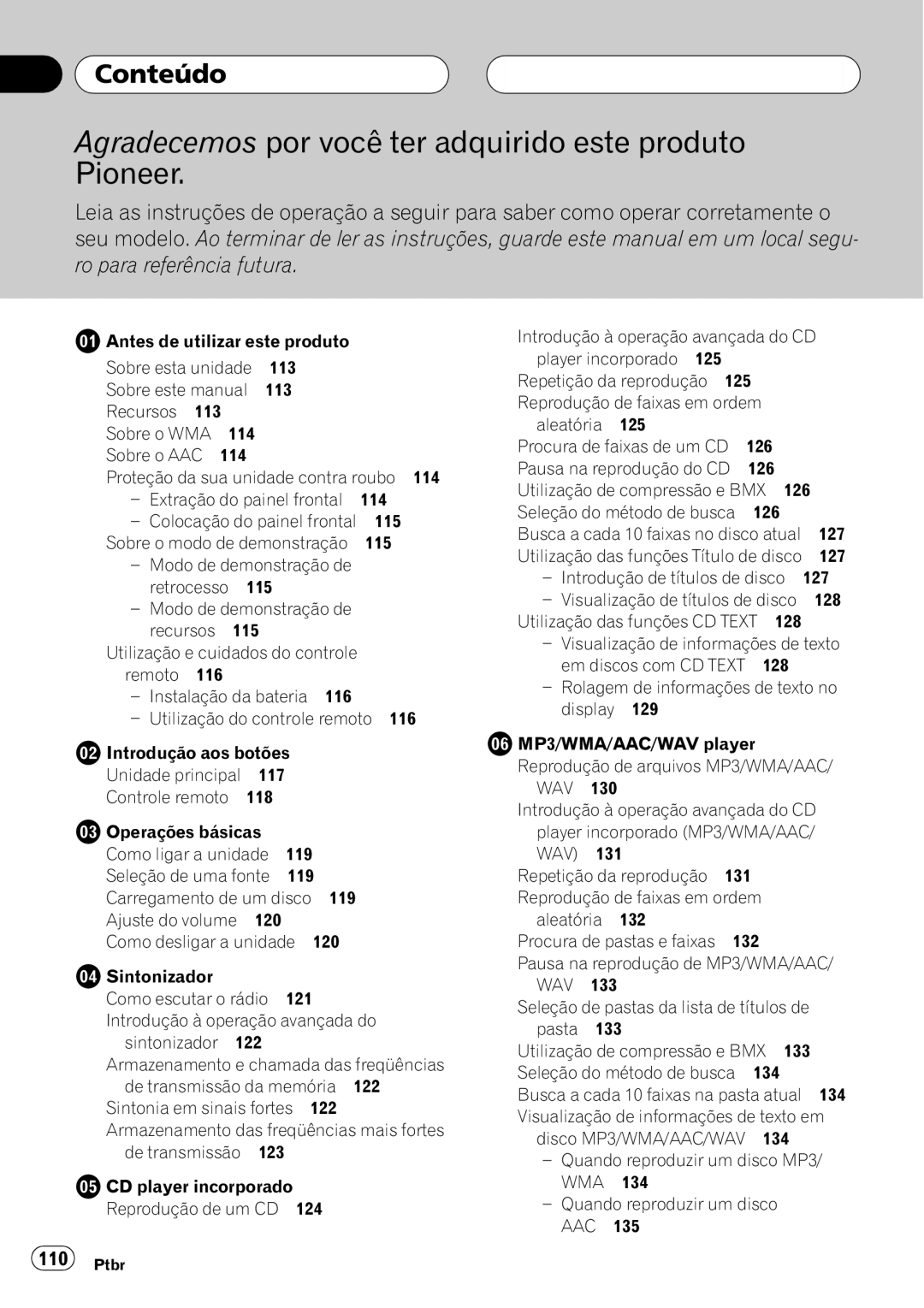 Pioneer DEH-P5850MP operation manual 