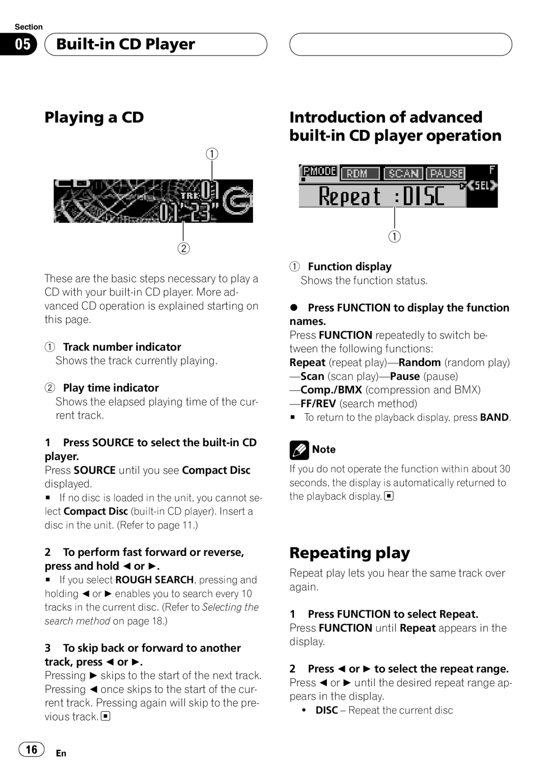 Pioneer DEH-P5850MP operation manual 